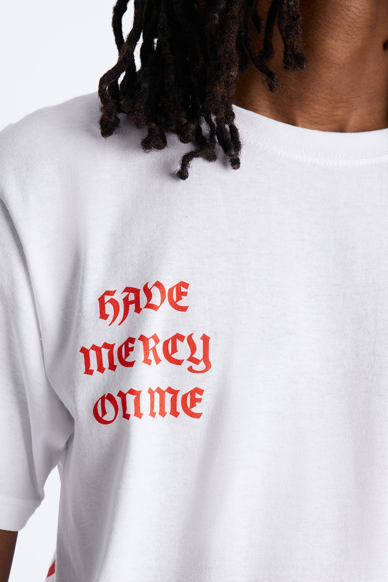 Pray For Me Angels Short Sleeve Tee - White