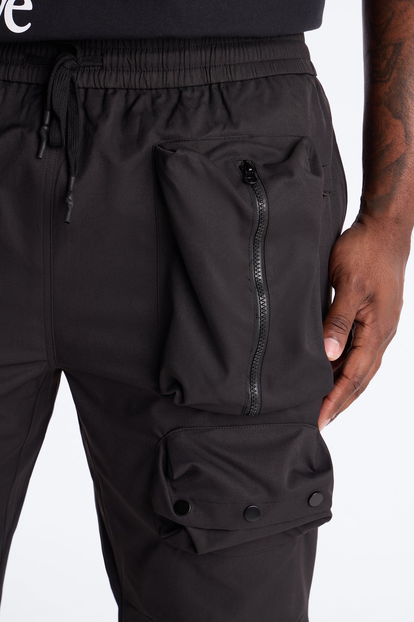 Slim Fort Dreamer Cargo Pant - Black