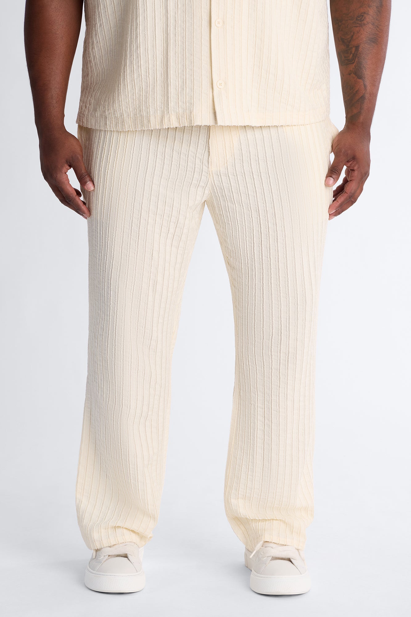 Straight Flare Aegean Pant - Cream