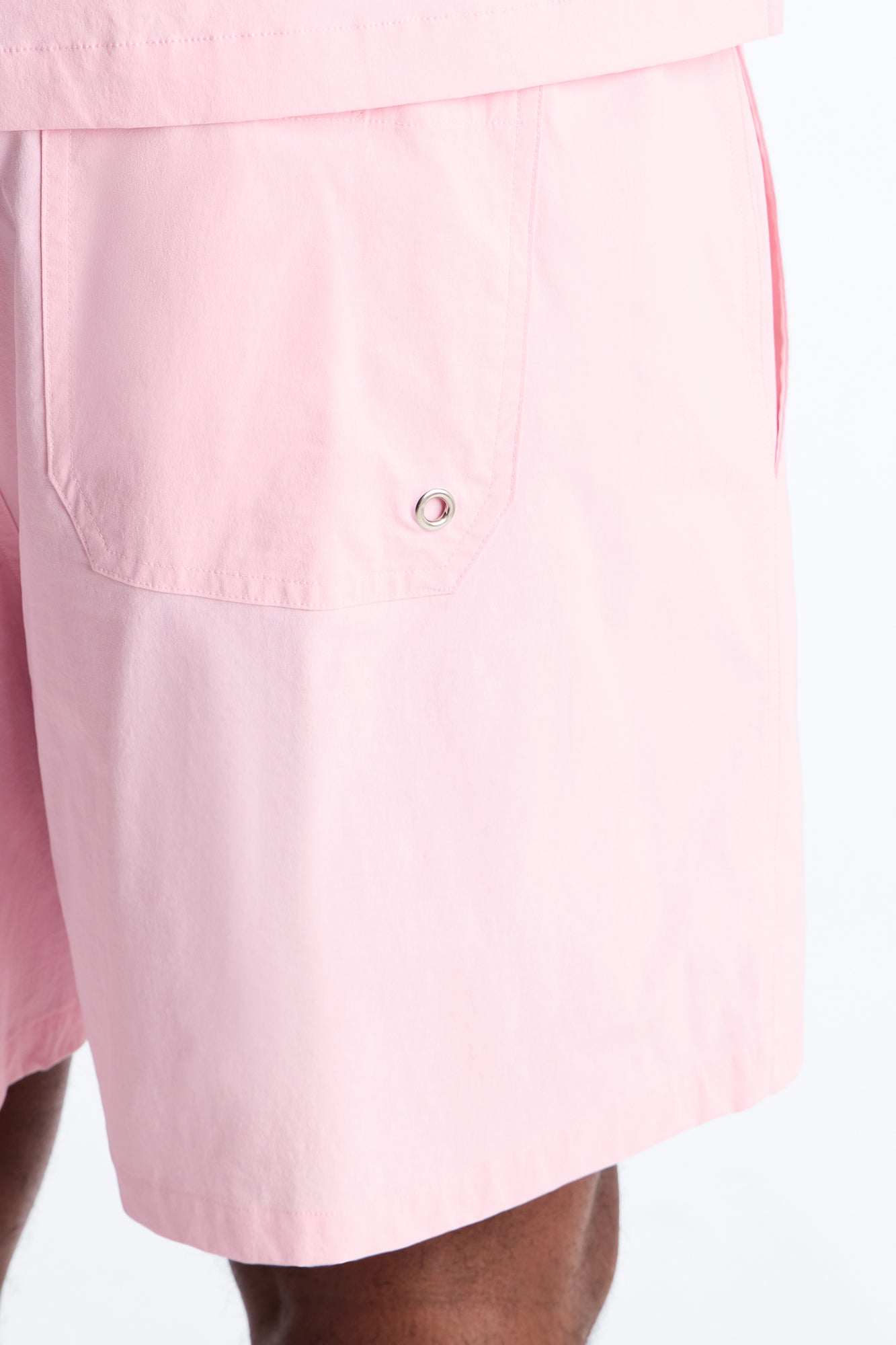 Montez Stretch Swim Trunk 4″ - Pink