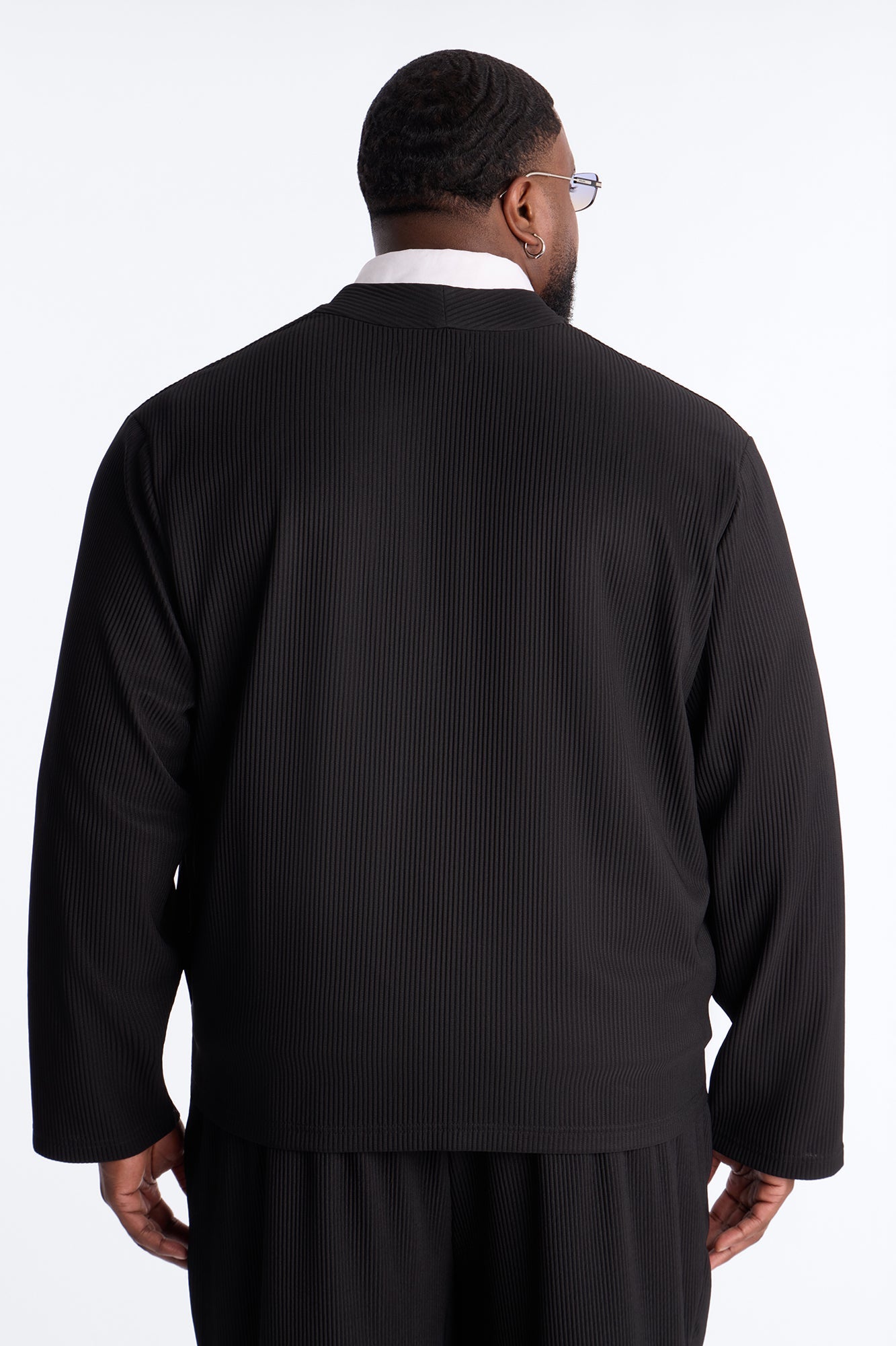 Show Up Shawl Collar Blazer - Black