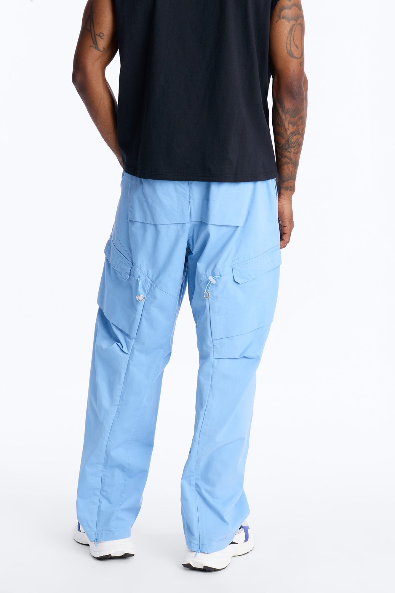 Barrel Accordion Pant - Blue