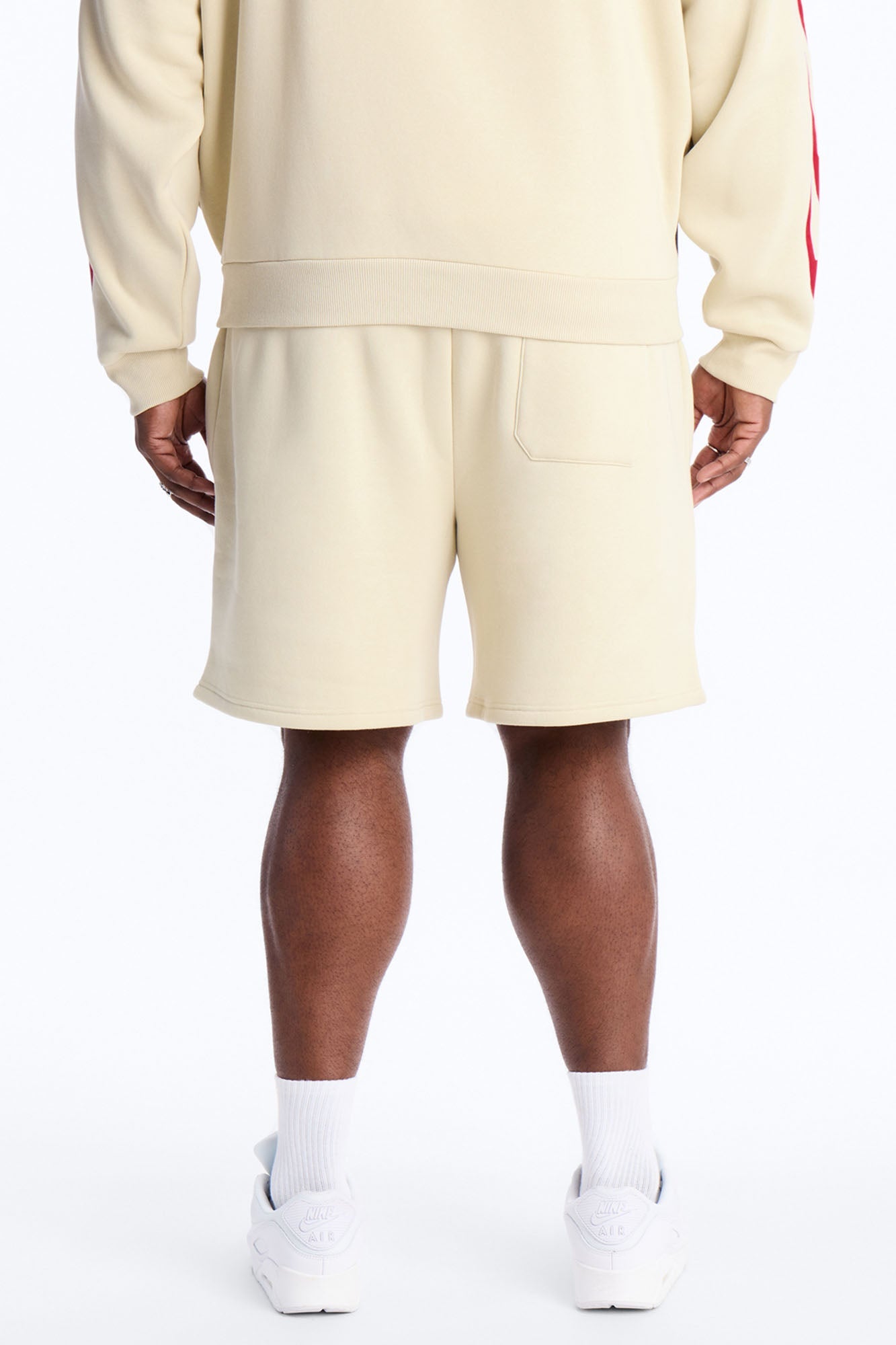 Scarface Embroidery Patch Sweatshorts - Khaki