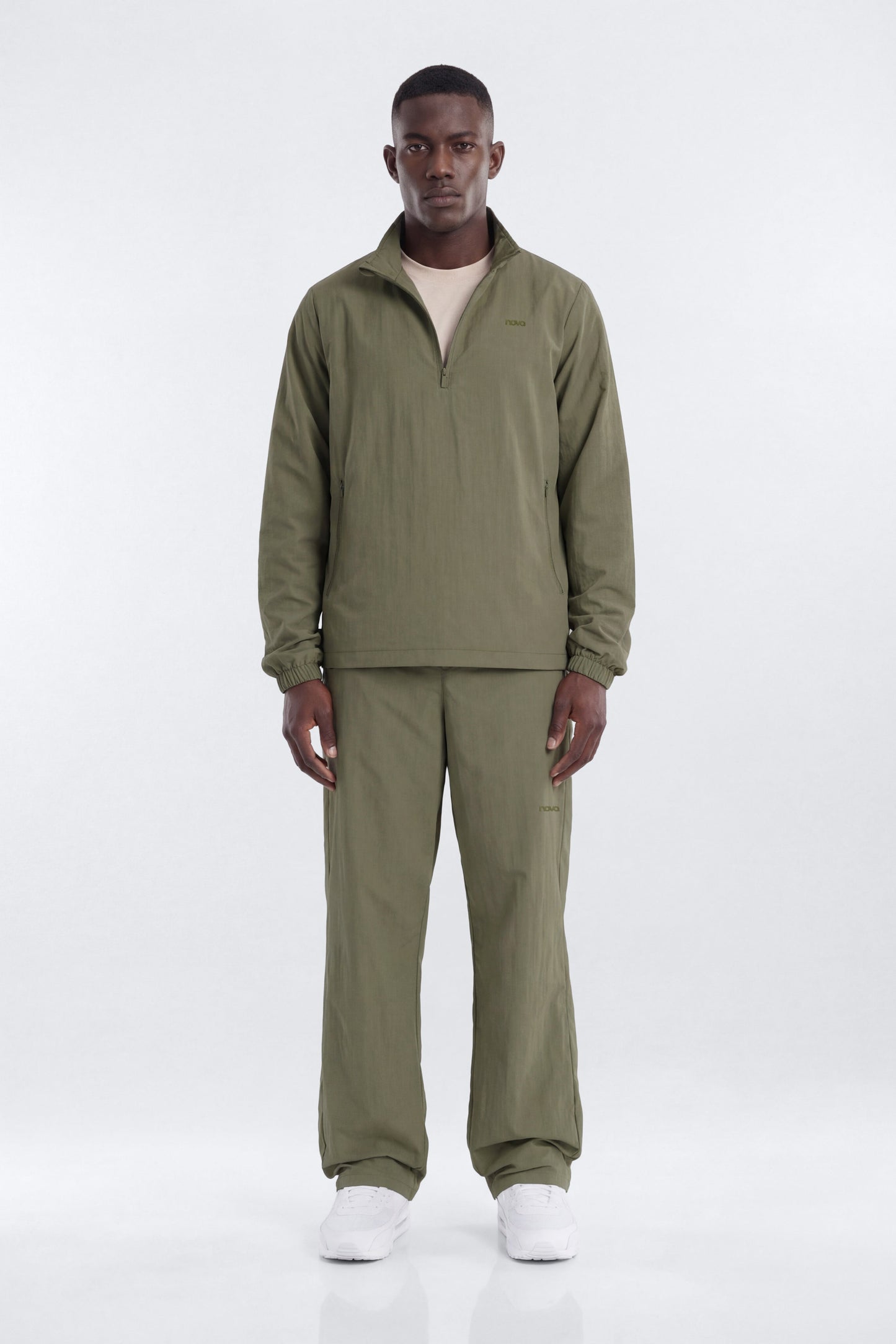 CoreNylon Half Zip Jacket - Moss