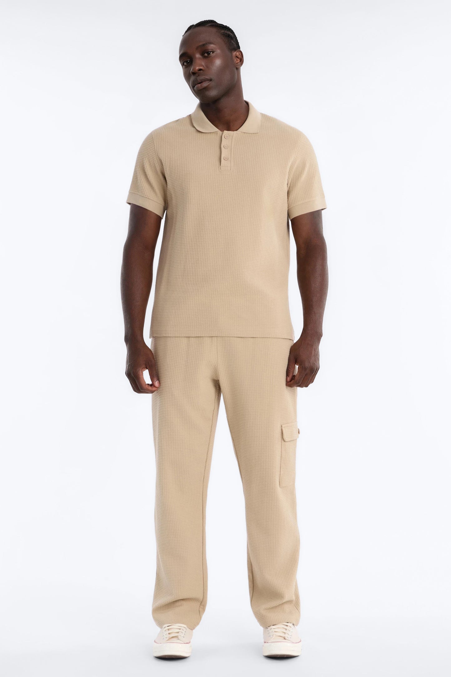 Straight Culver City Waffle Knit Pant - Stone