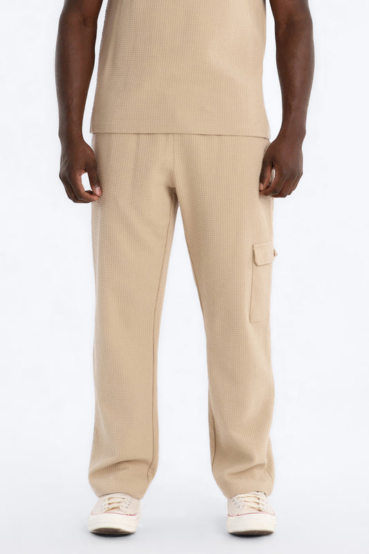 Straight Culver City Waffle Knit Pant - Stone