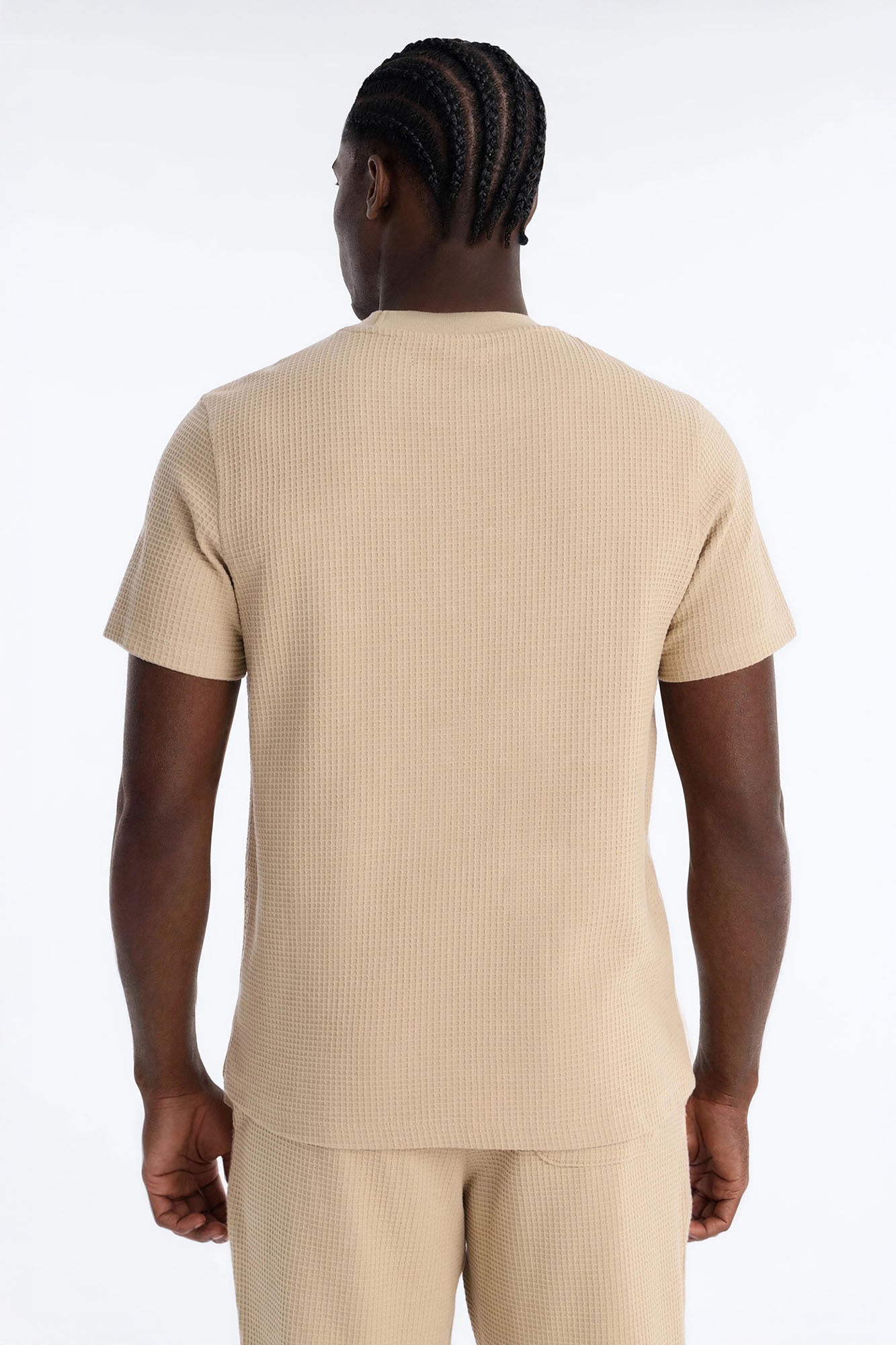 Culver City Waffle Knit Tee - Stone
