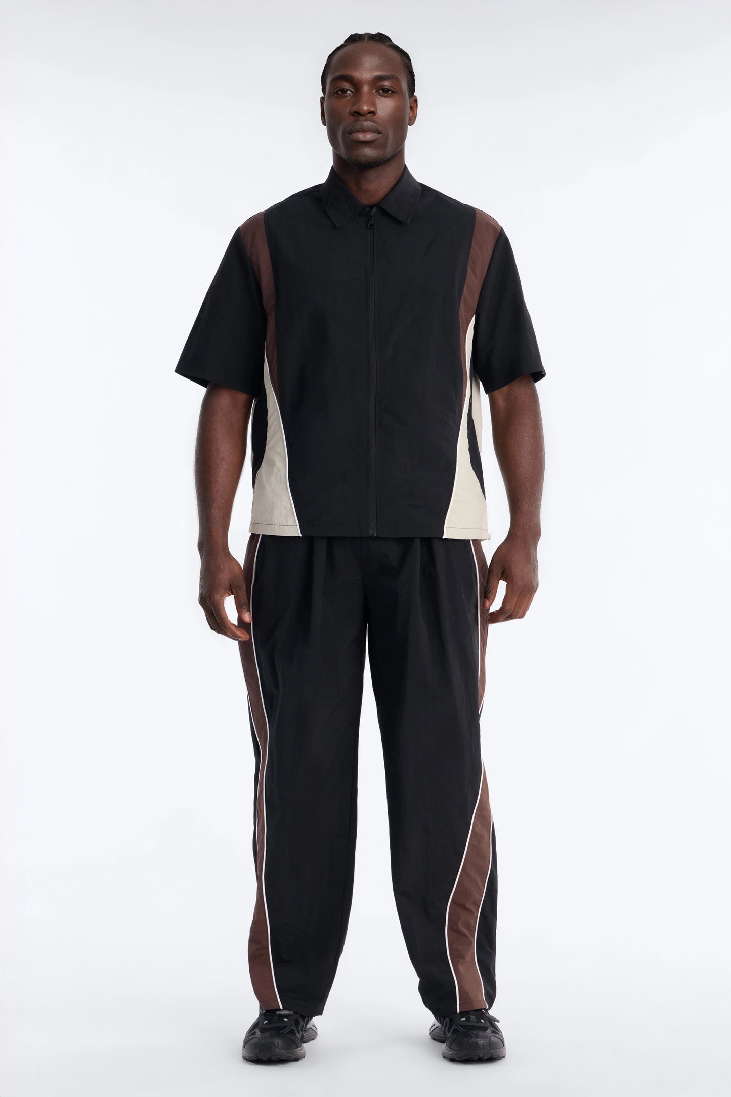Barrel Osaka Block Pant - Black/Brown