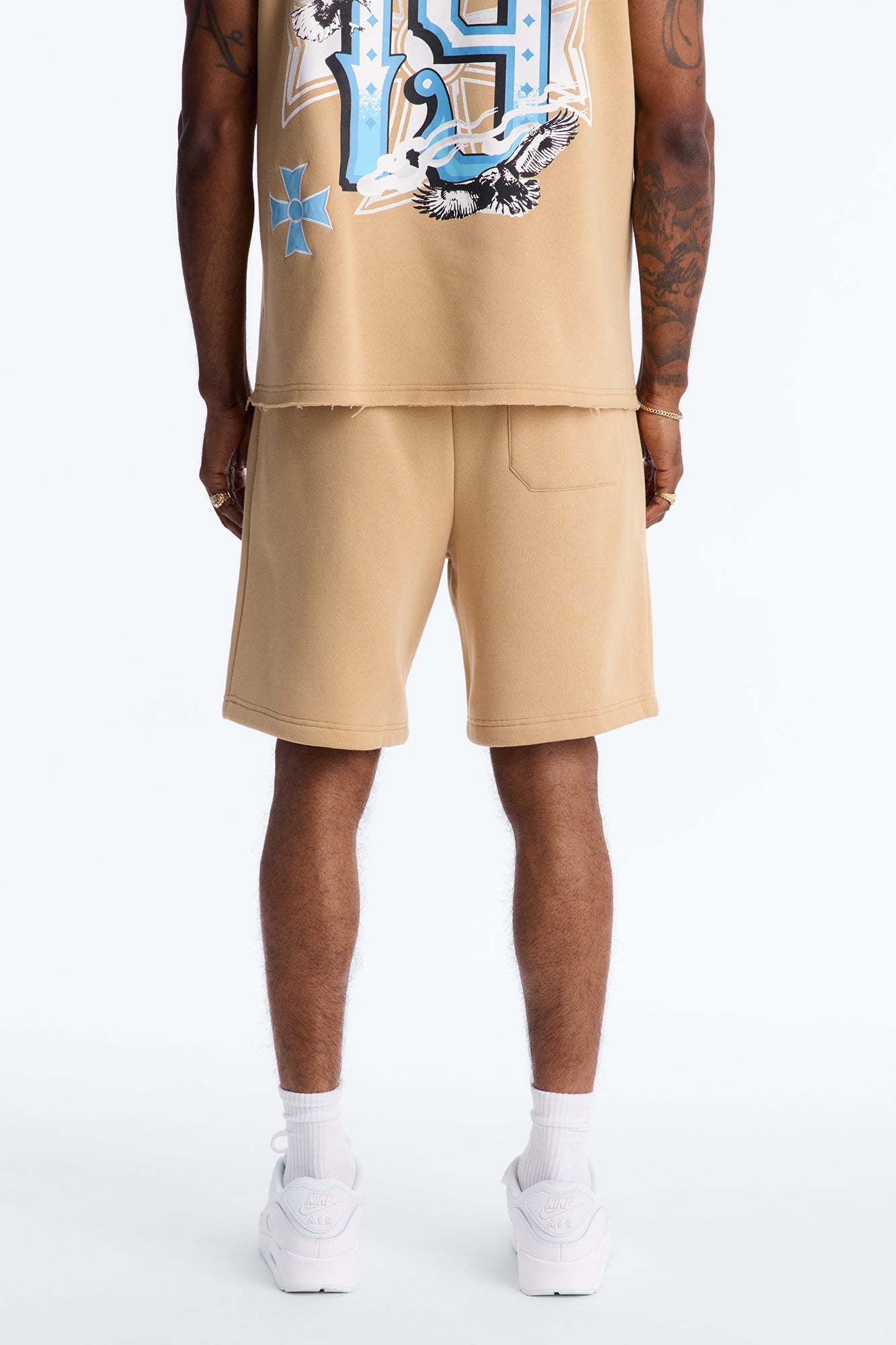 Eagles Fly Sweatshorts - Khaki