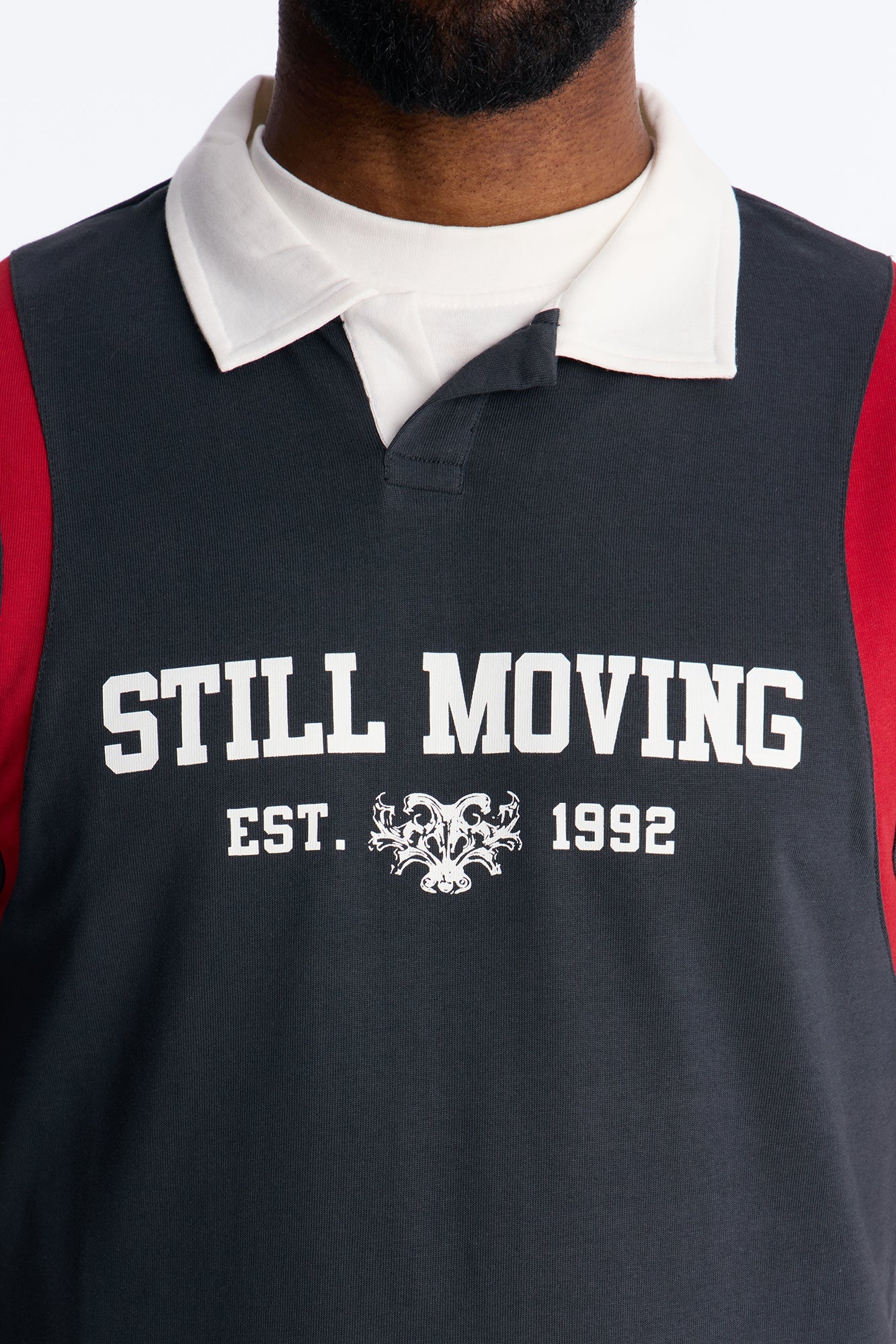 Relaxed Still Moving Polo - Black