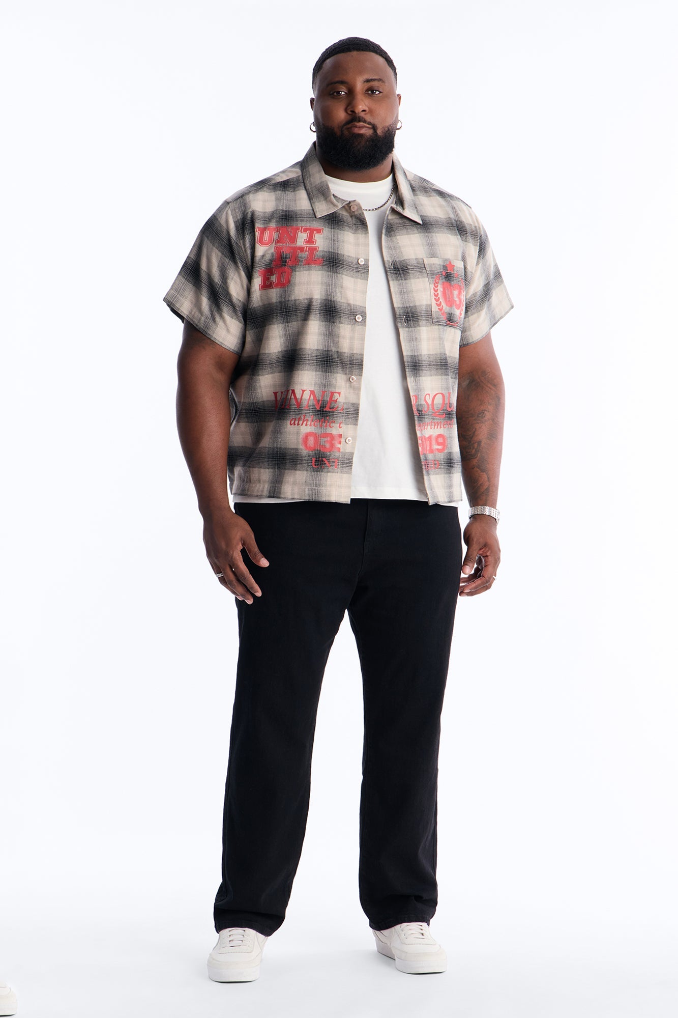 Winners Quad Button Up Shirt - Black