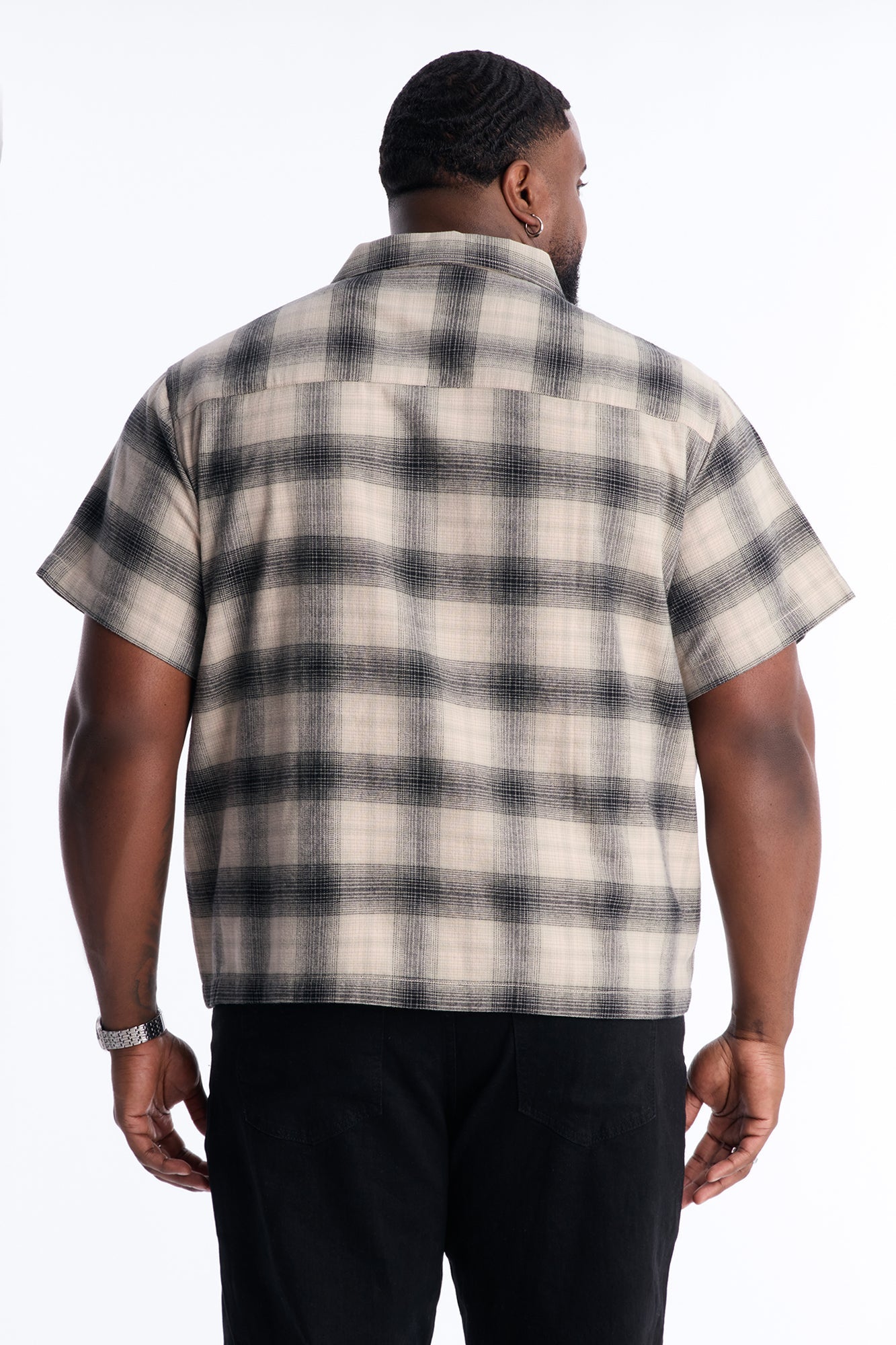 Winners Quad Button Up Shirt - Black