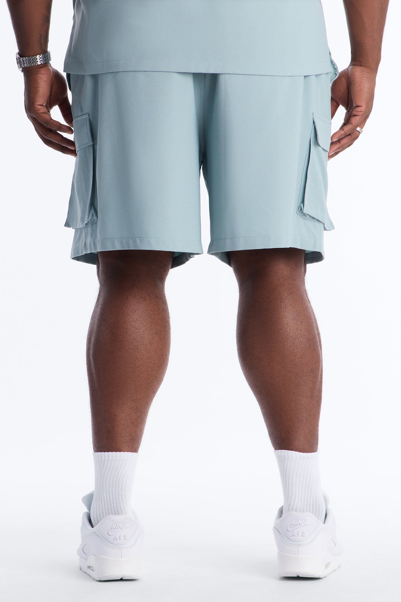 Golden Hour Relaxed Cargo Short - Slate Grey