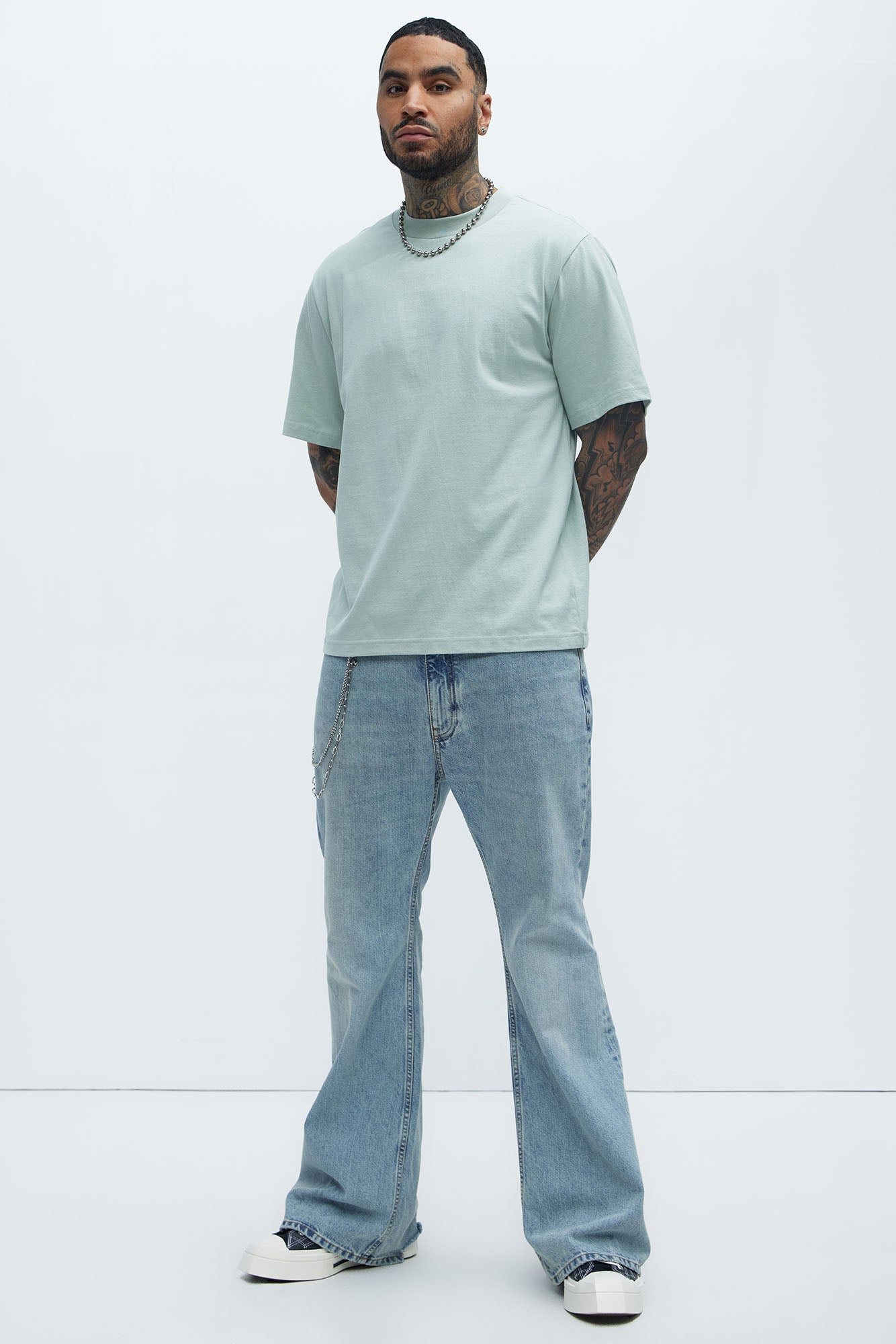 Oversized Heavyweight Tee 240GSM - Sage