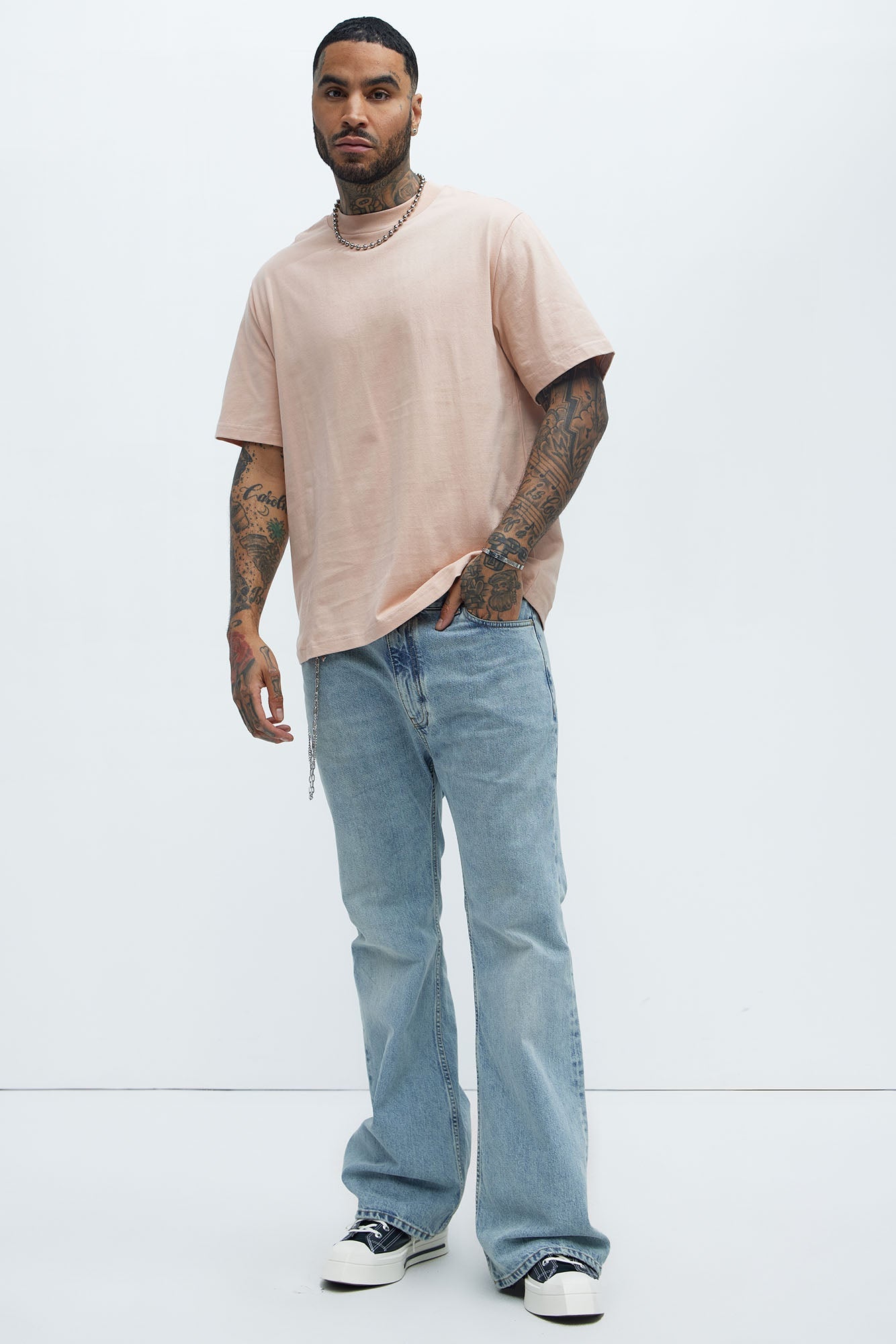 Oversized Heavyweight Tee 240GSM - Mauve
