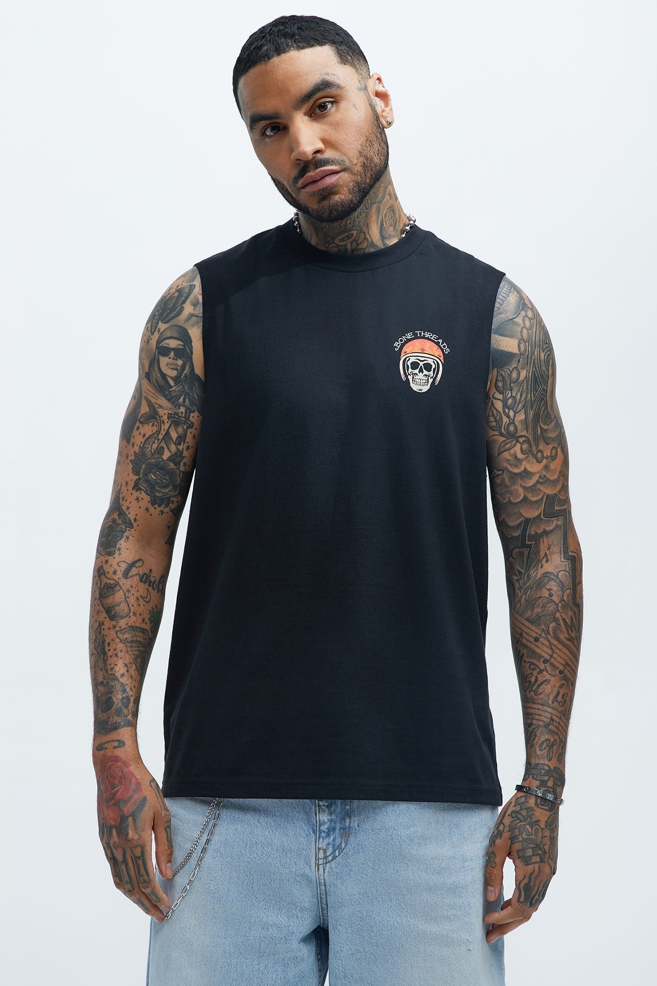 Fearless Soul Muscle Tee - Black