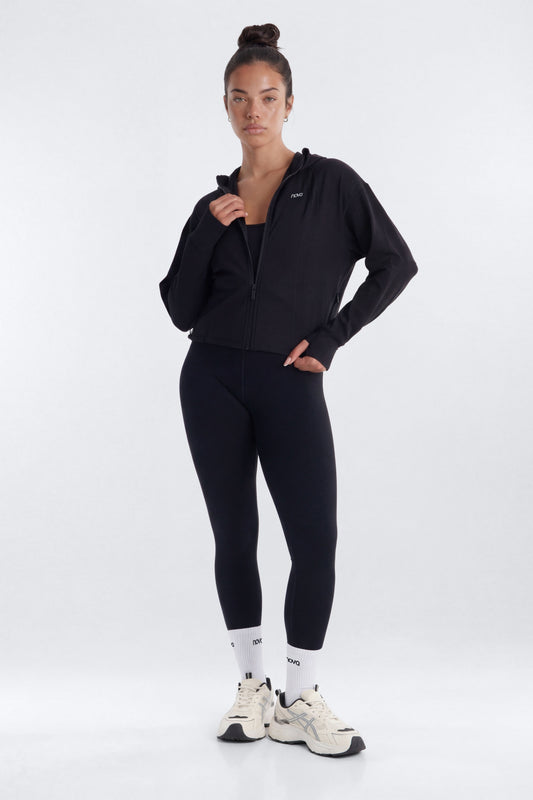 ProStretch™ Front Zip Hoodie Jacket - Black