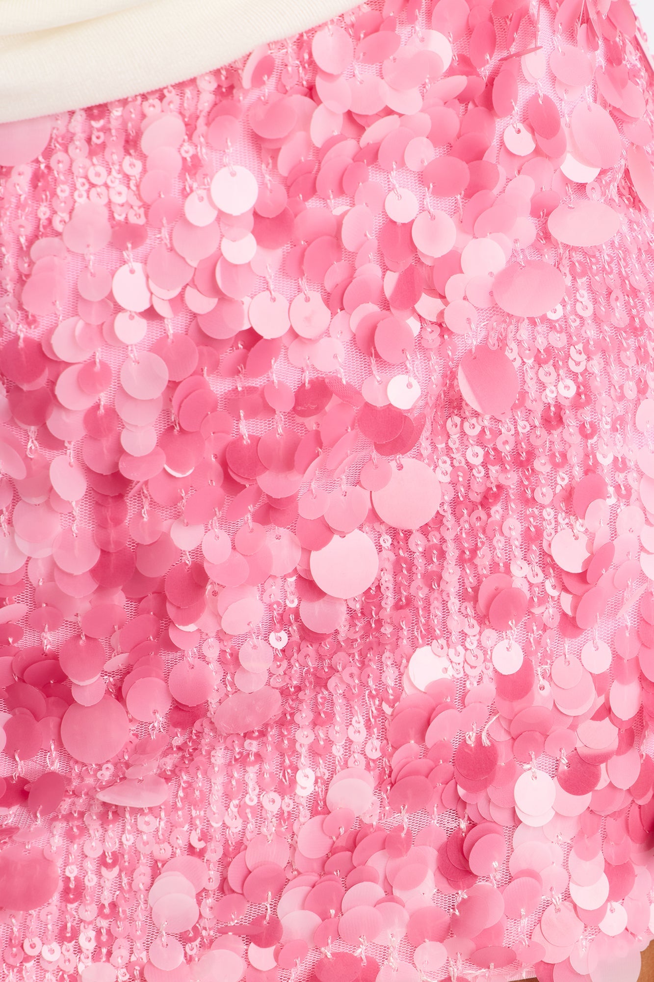 Ariel Micro Mini Sequin Skort - Pink Fashion Nova