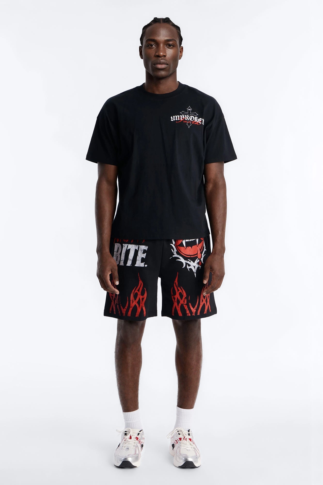 Unbroken Faith Heavy Weight Boxy Short Sleeve Tee - Black