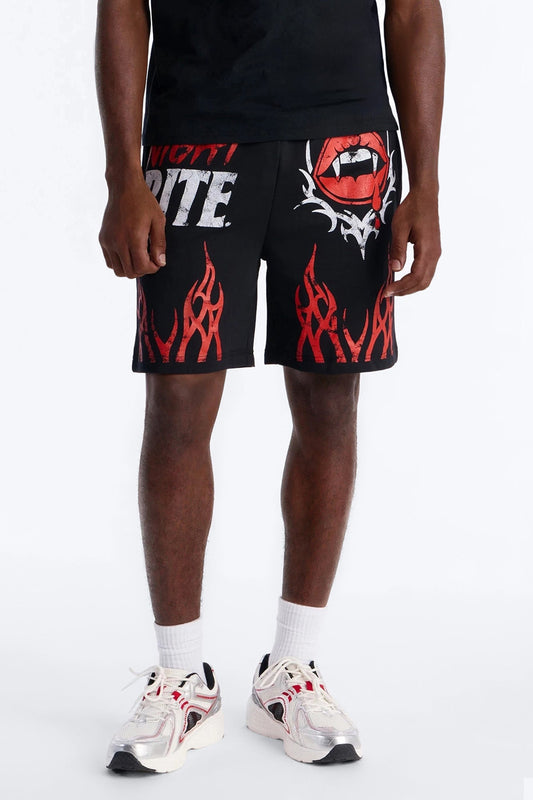 Night Bite Sweatshorts - Black
