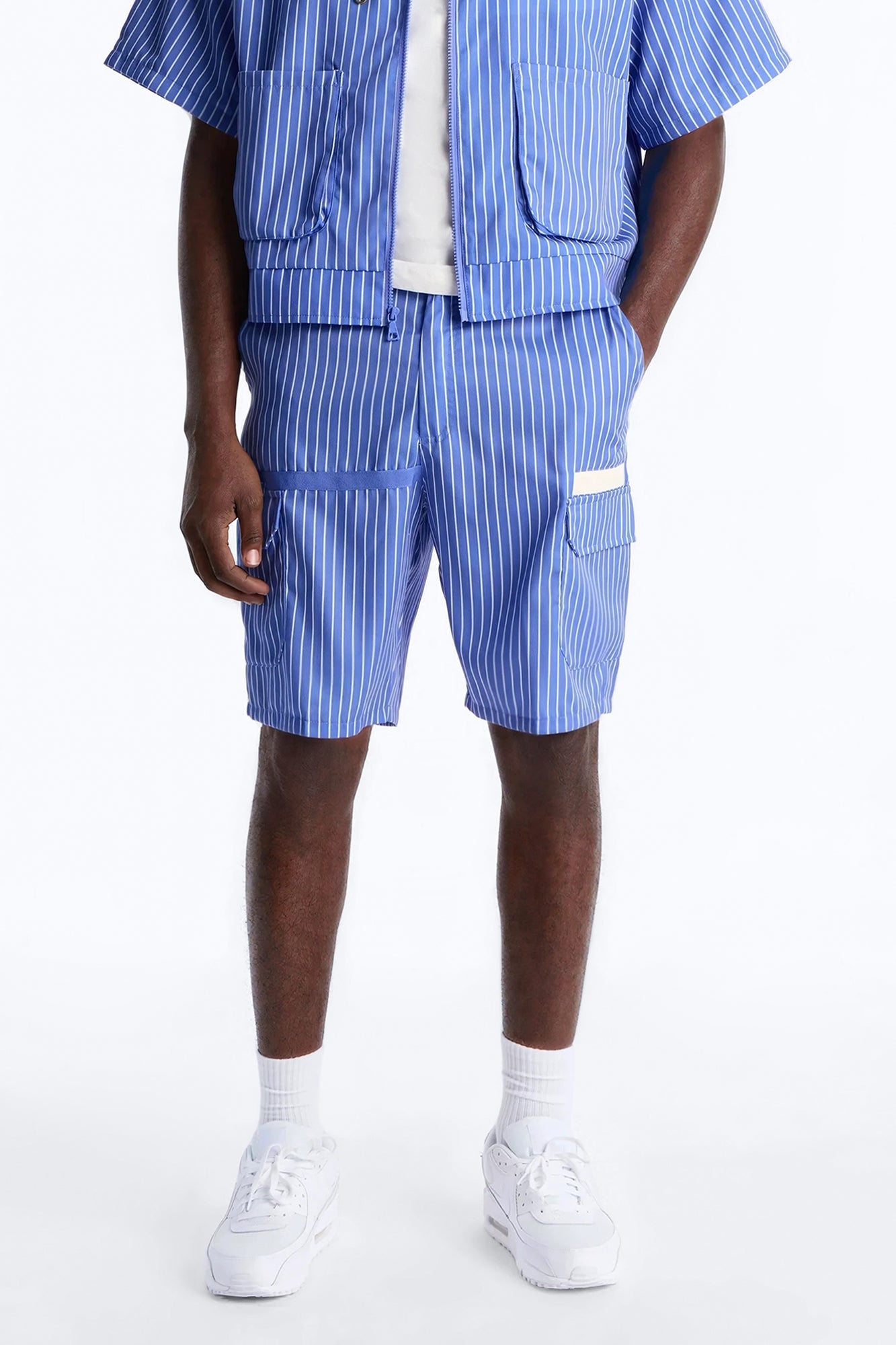 Relaxed Desert Dunes Cargo Short - Blue