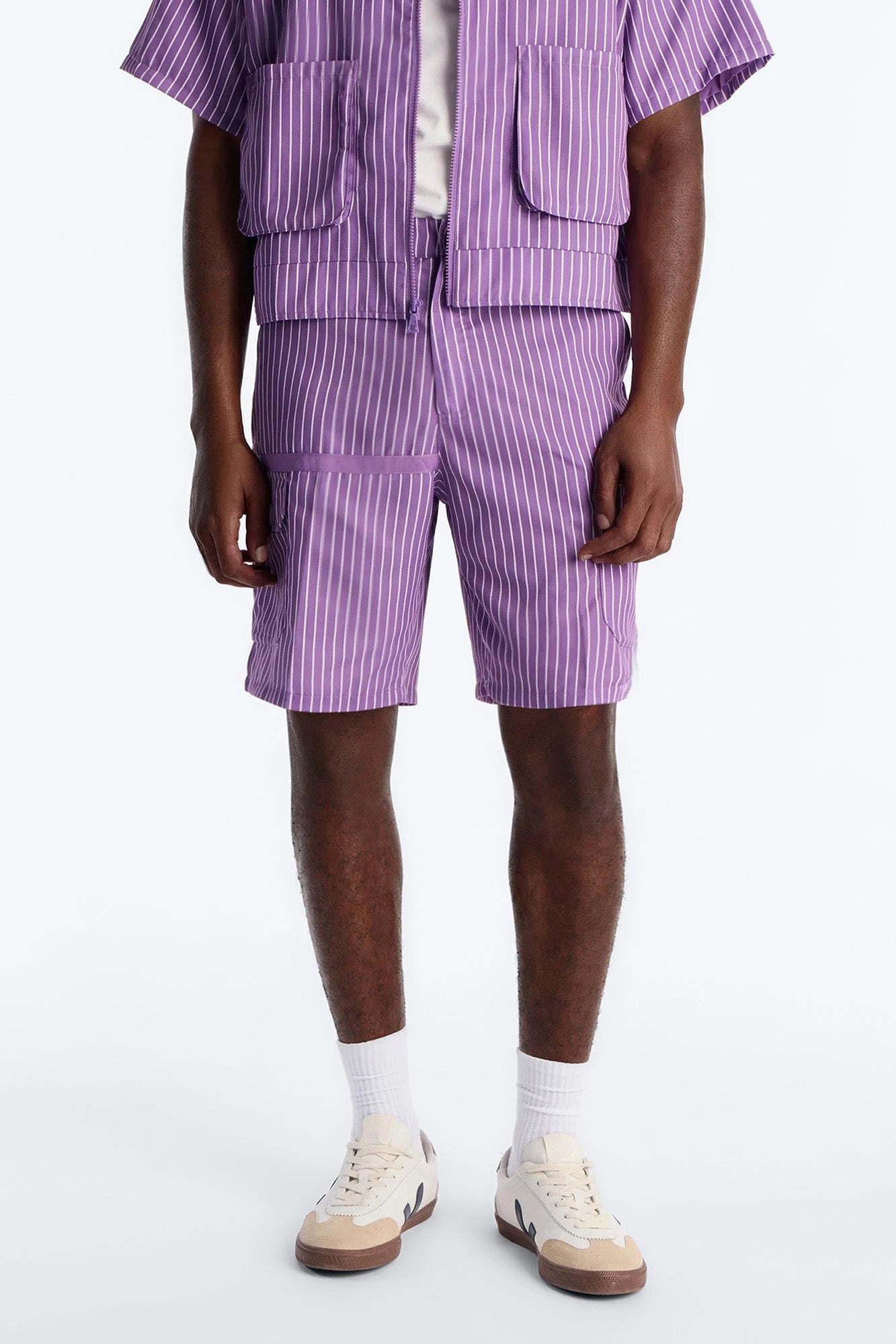Relaxed Desert Dunes Cargo Short - Purple