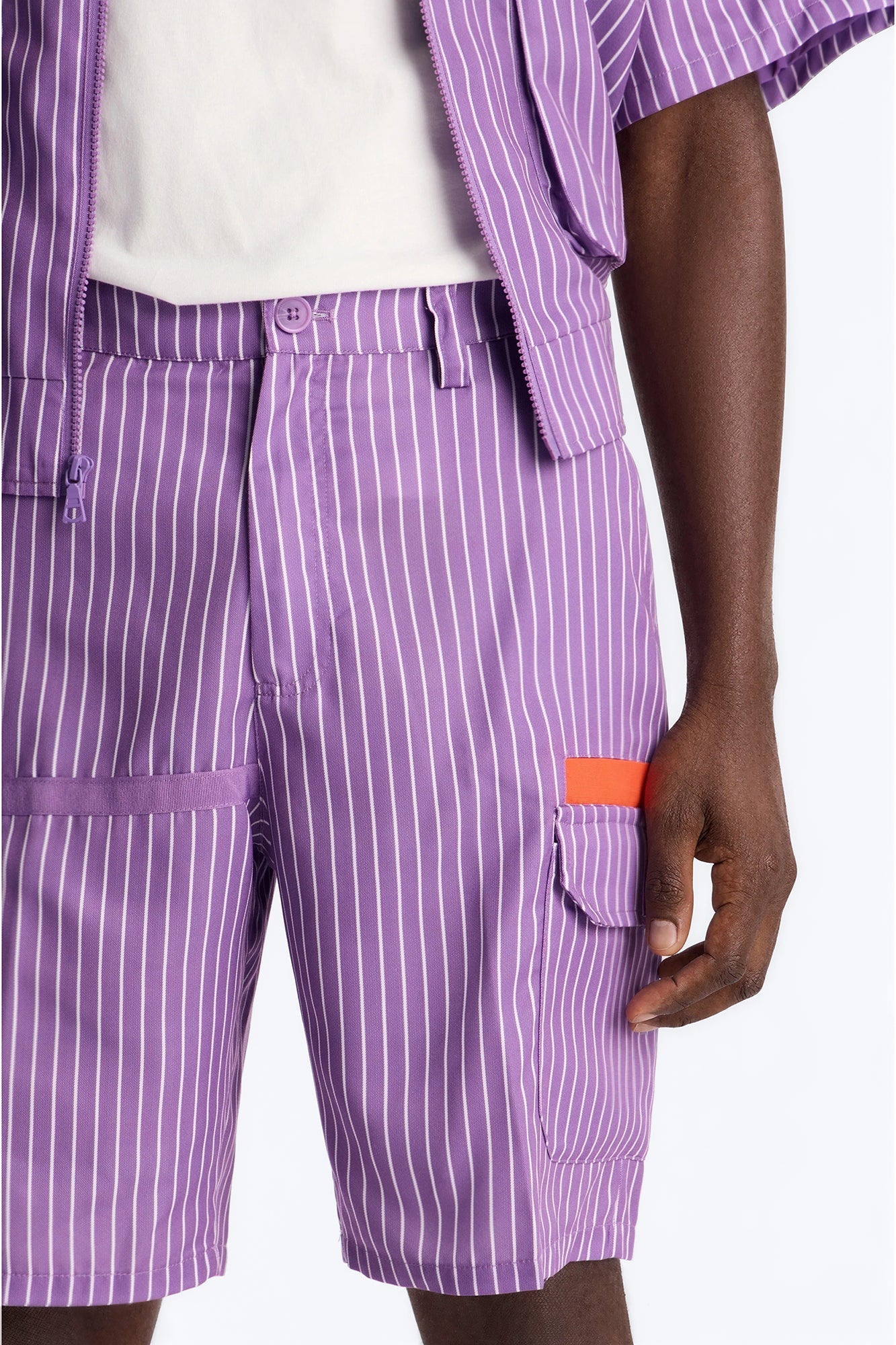 Relaxed Desert Dunes Cargo Short - Purple