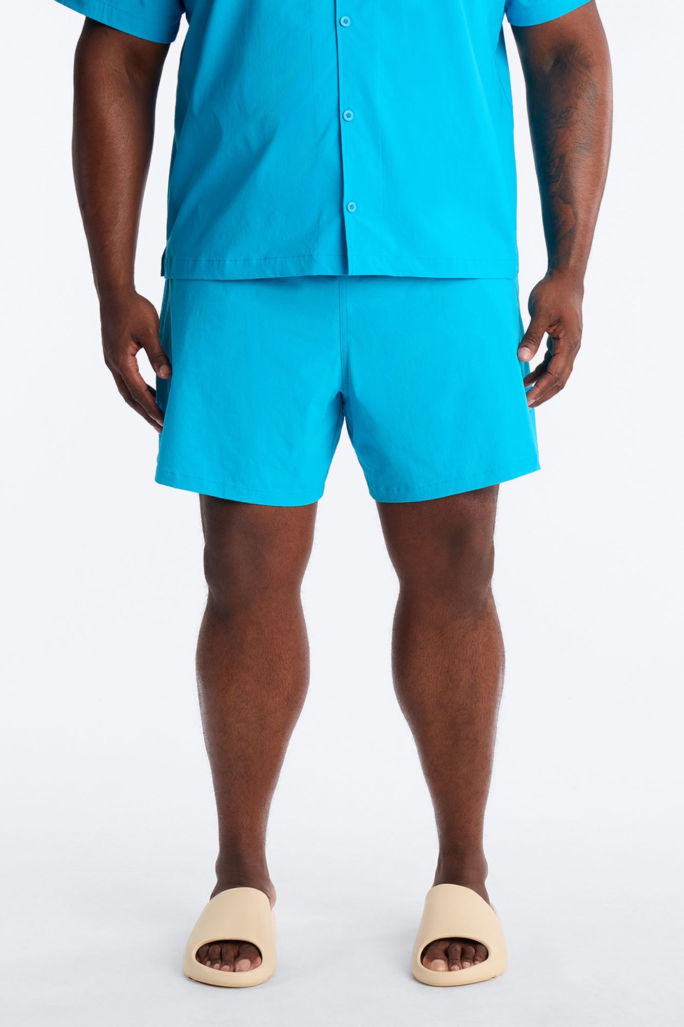Montez Stretch Swim Trunk 6″ - Blue