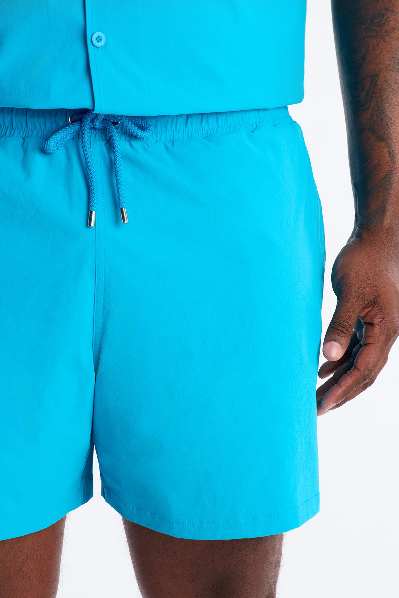 Montez Stretch Swim Trunk 6″ - Blue