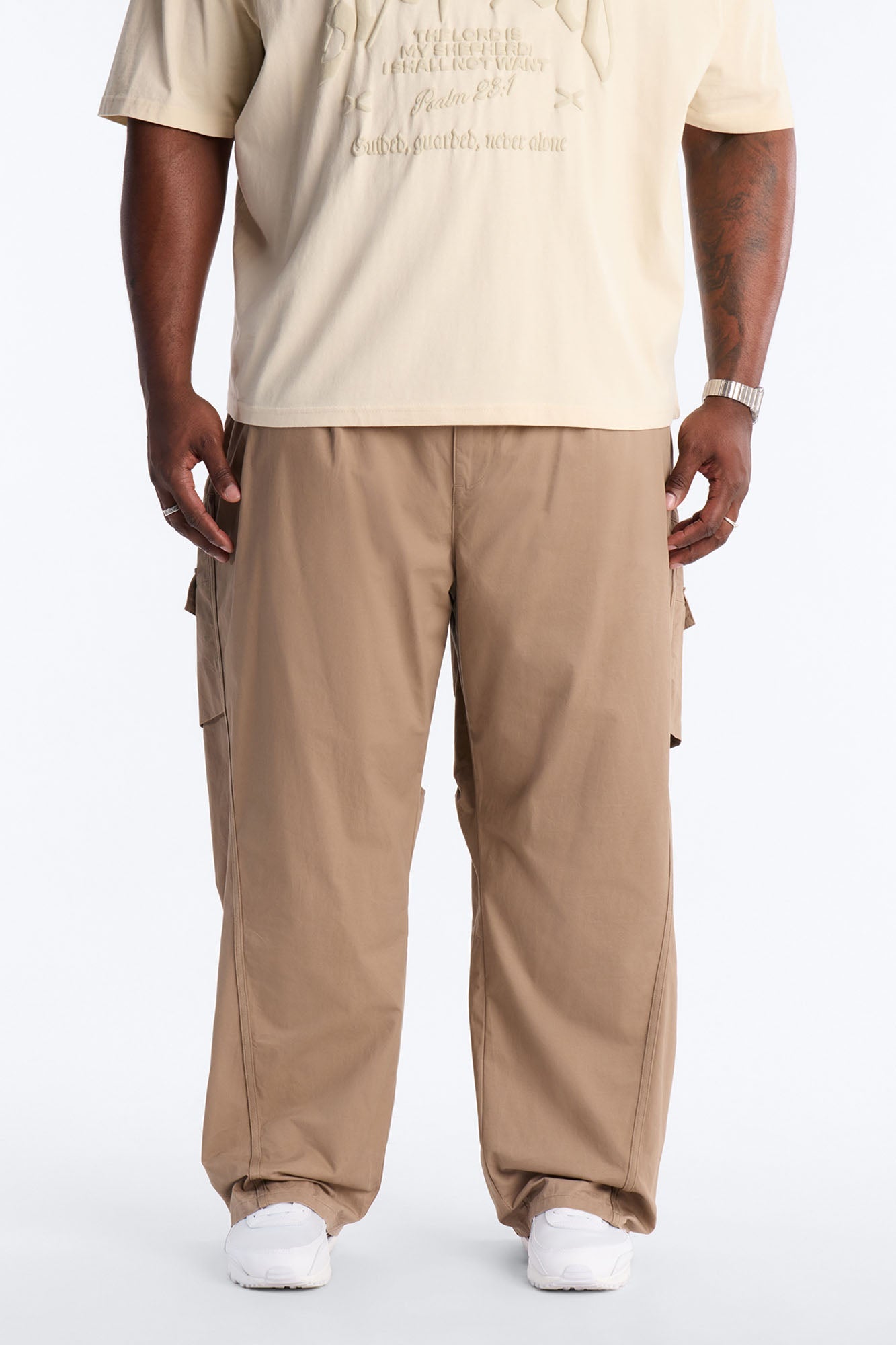 Barrel Accordion Pant - Brown
