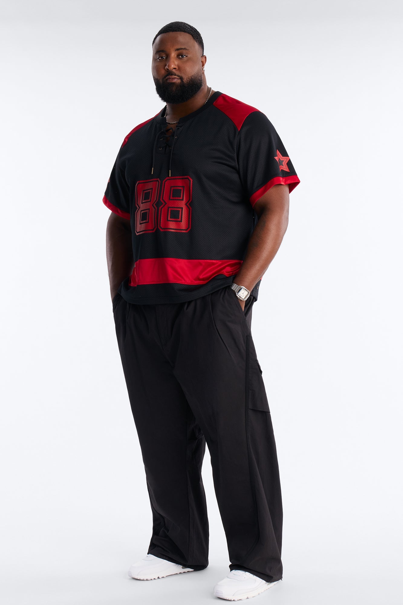 Barrel Accordion Pant - Black