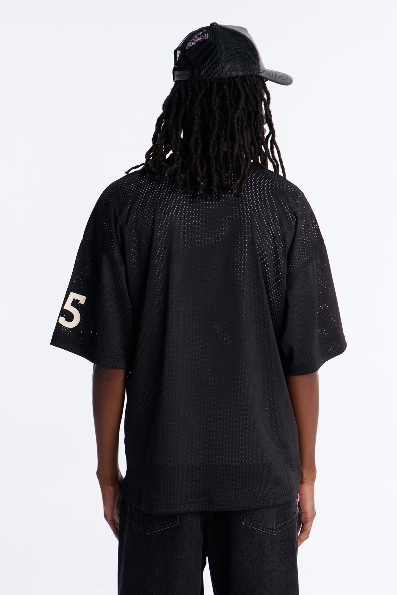 Jersey Fit Paris 75 V-Neck Shirt - Black