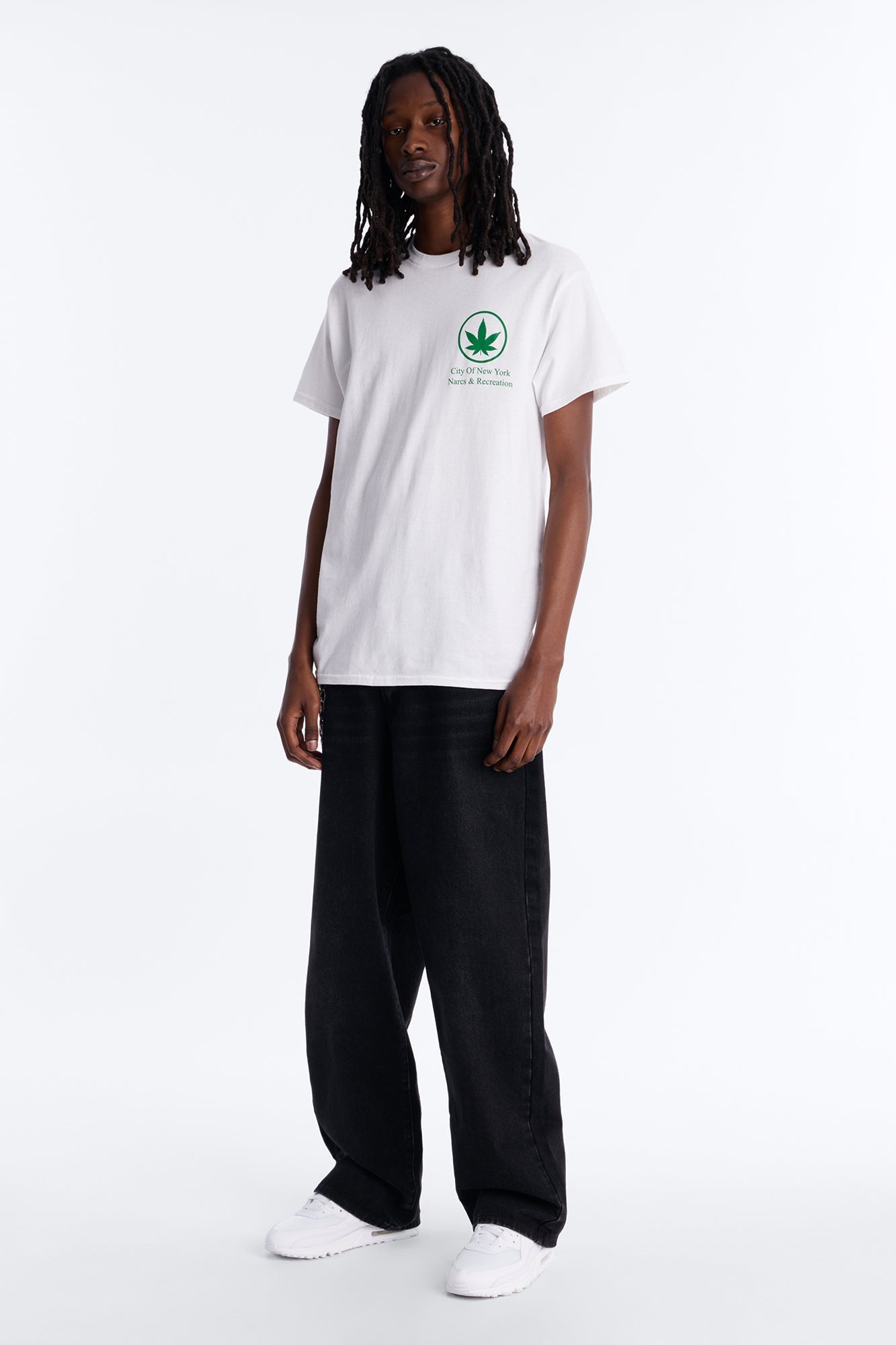 NYC Recreation Vibes Short Sleeve Tee - White