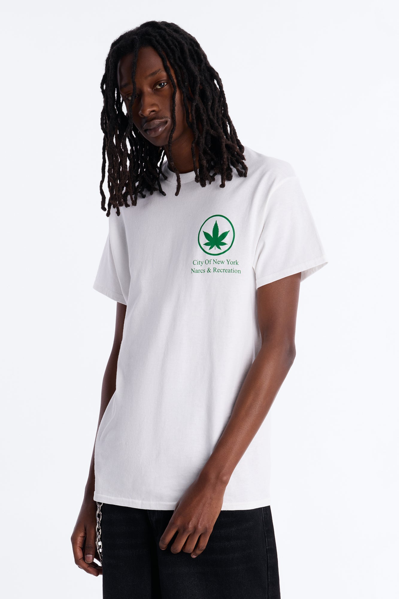 NYC Recreation Vibes Short Sleeve Tee - White