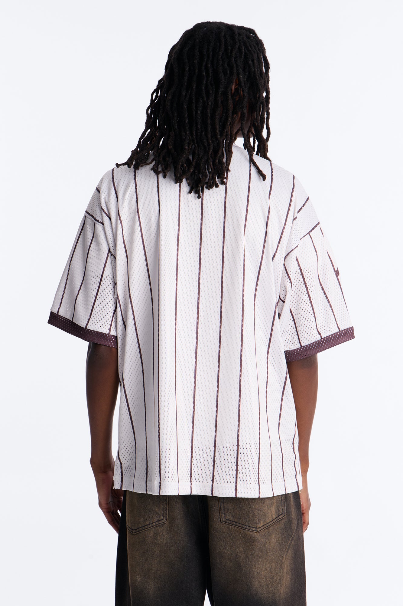 Jersey Fit Tokyo V-Neck Shirt - White