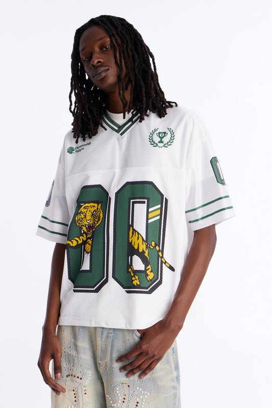 Legendary Tiger 00 Football Jersey - White