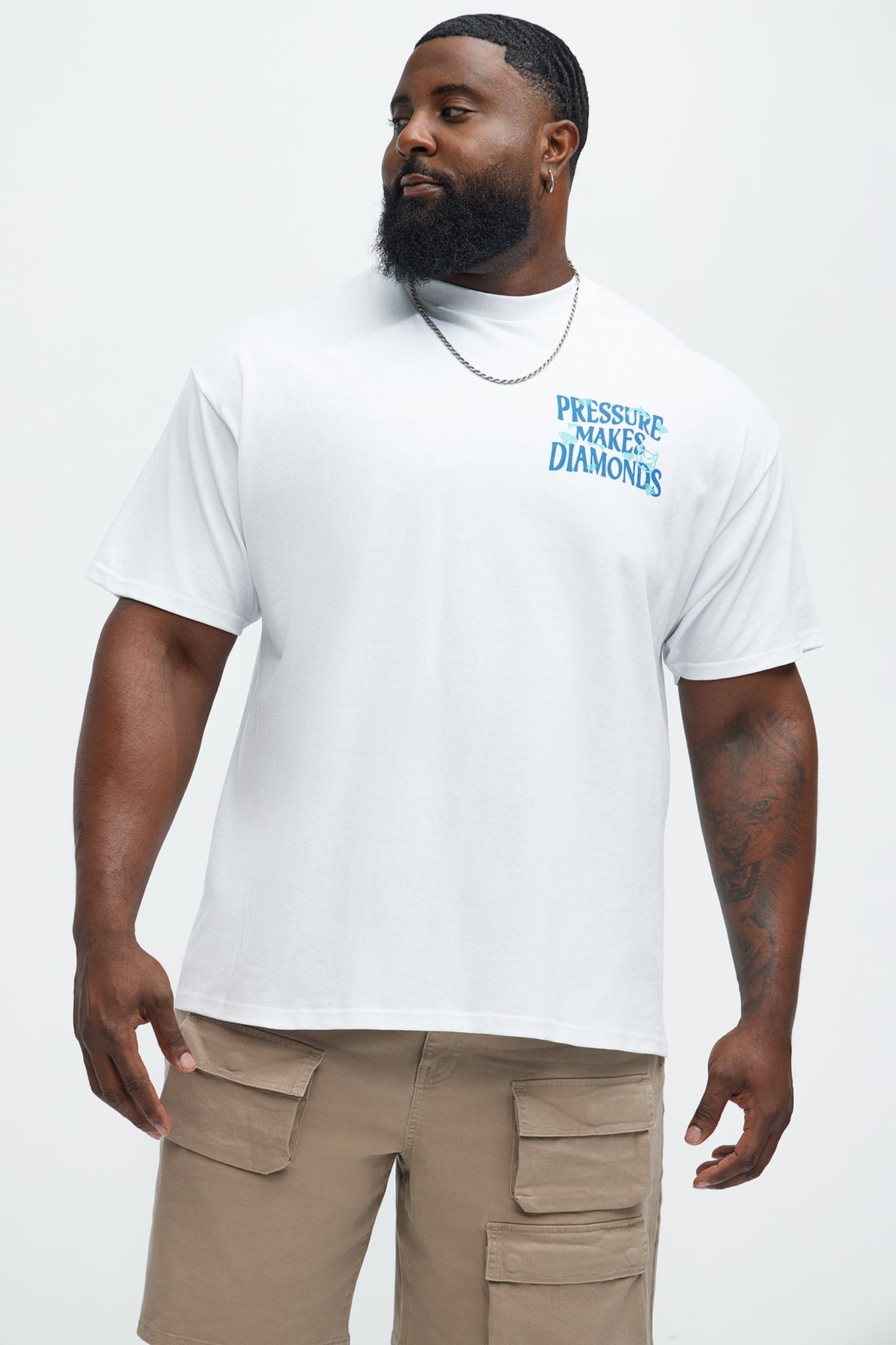 Make Diamonds Short Sleeve Tee - White