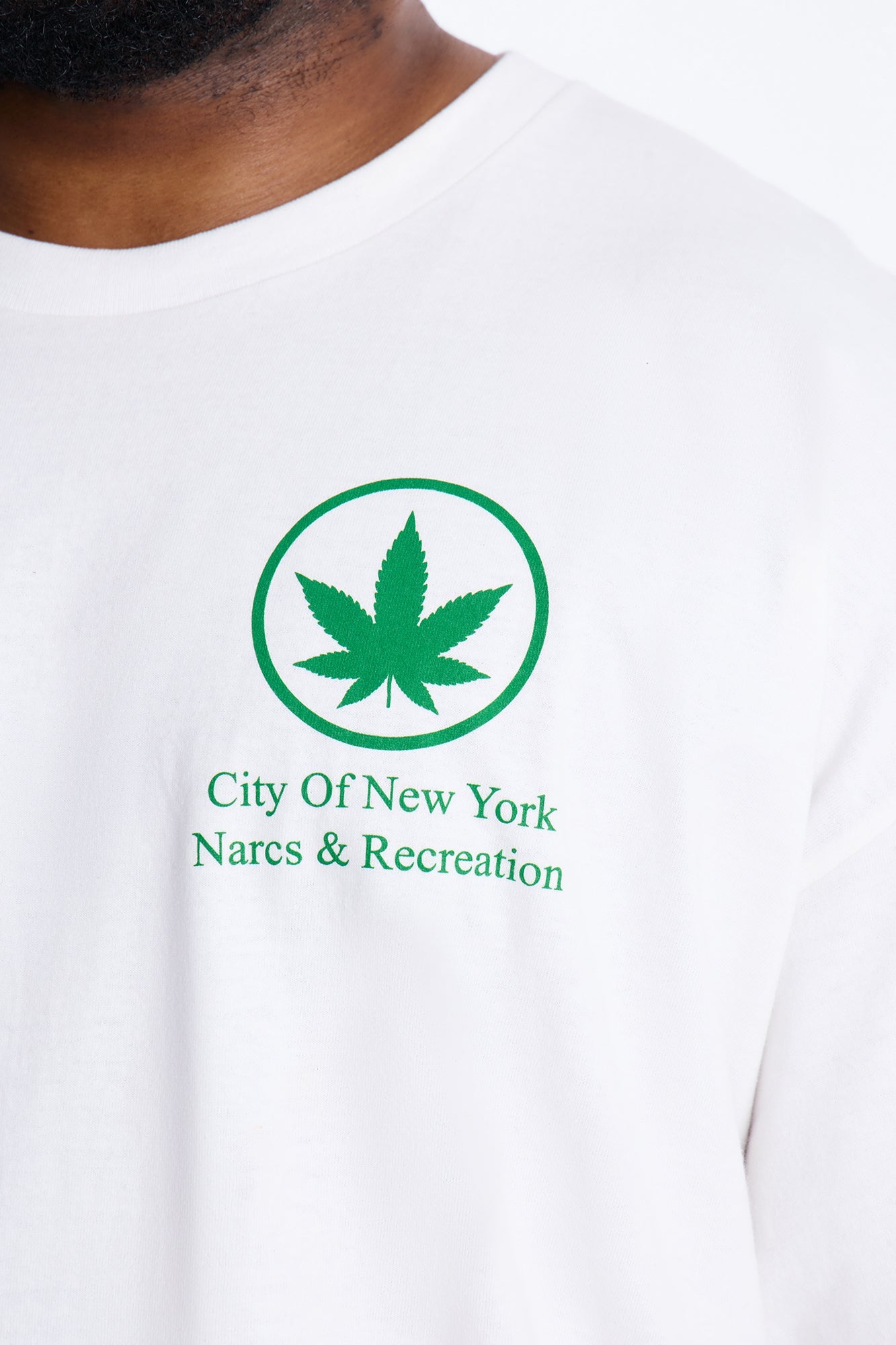 NYC Recreation Vibes Short Sleeve Tee - White