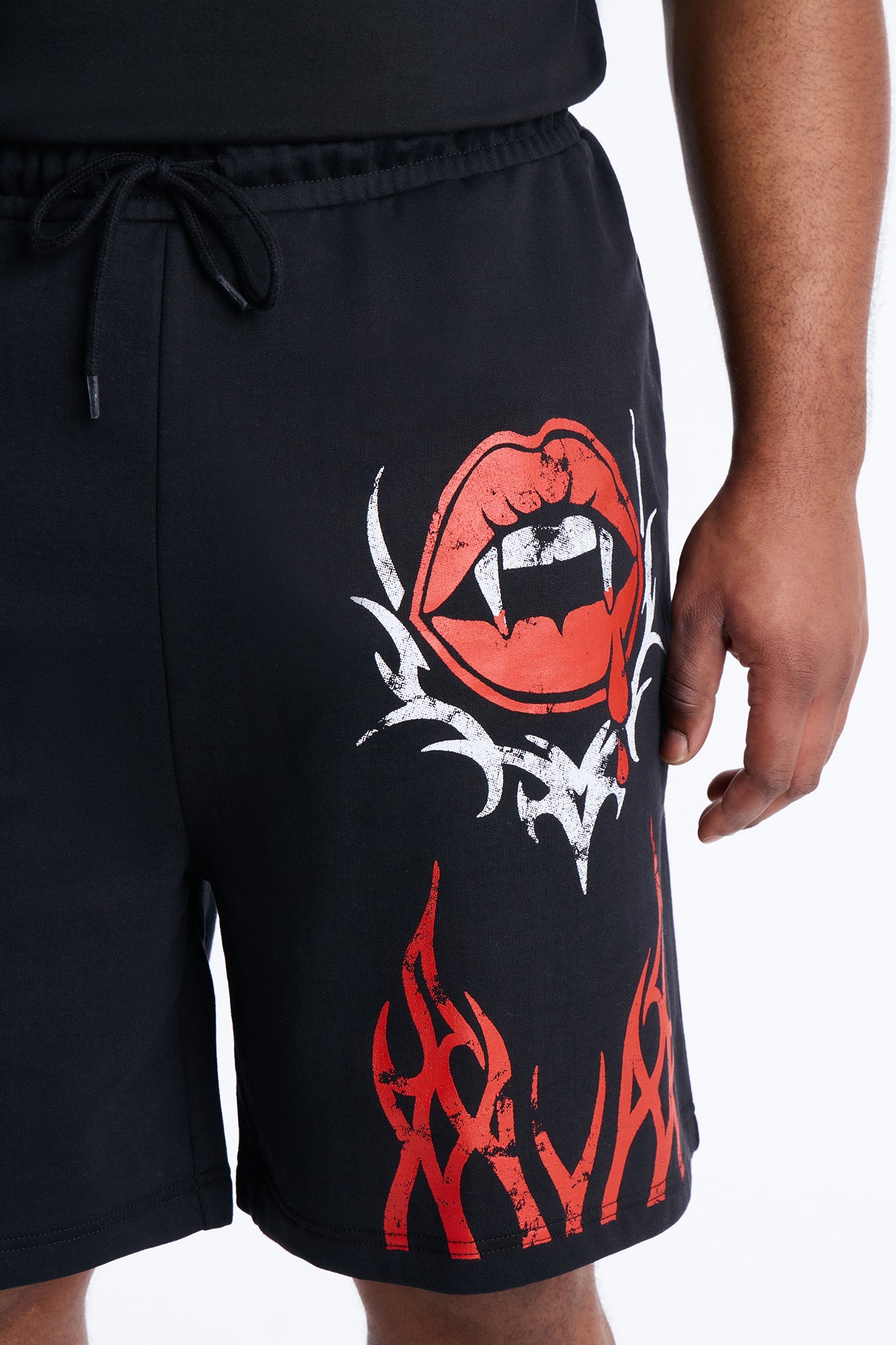 Night Bite Sweatshorts - Black