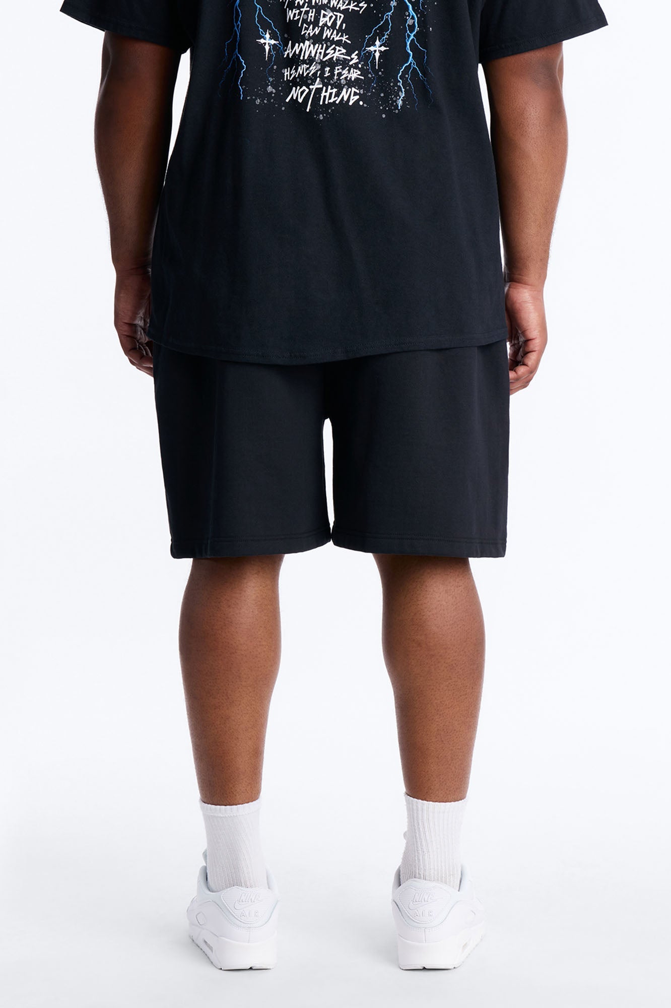 Eternal Fire Sweatshorts - Black