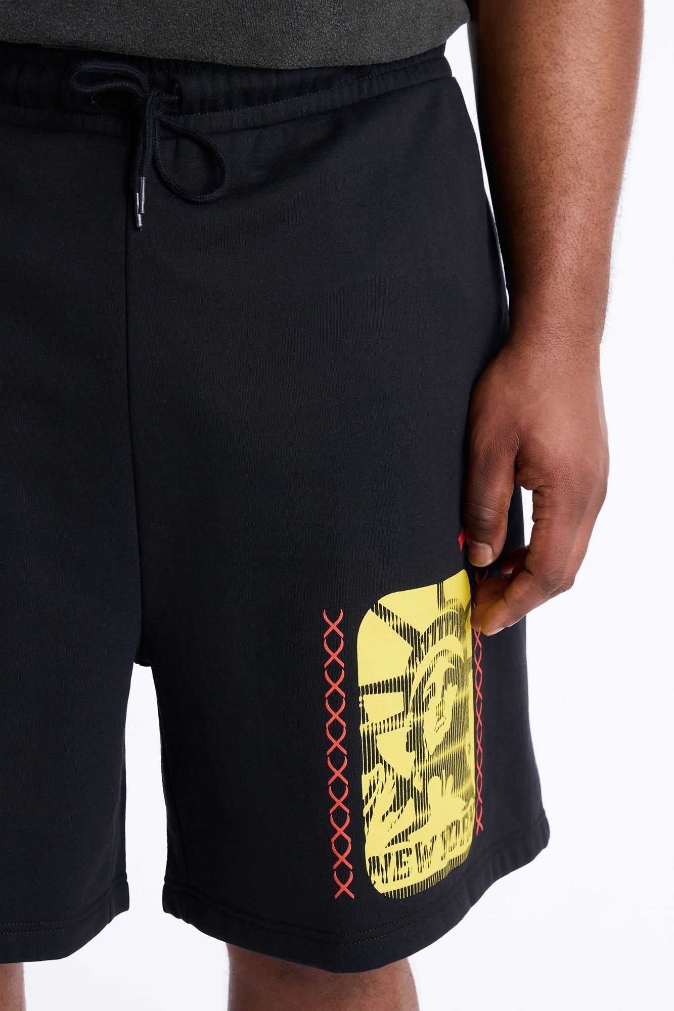 The City That Never Sleeps NYC Sweatshorts - Black