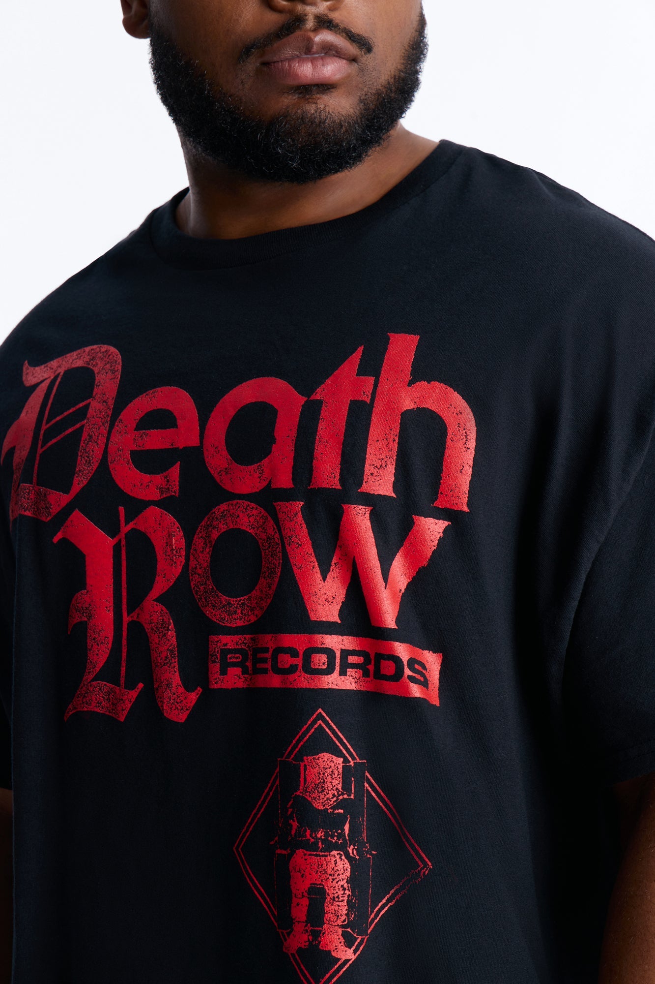 Death Row Records Label Short Sleeve Tee - Black