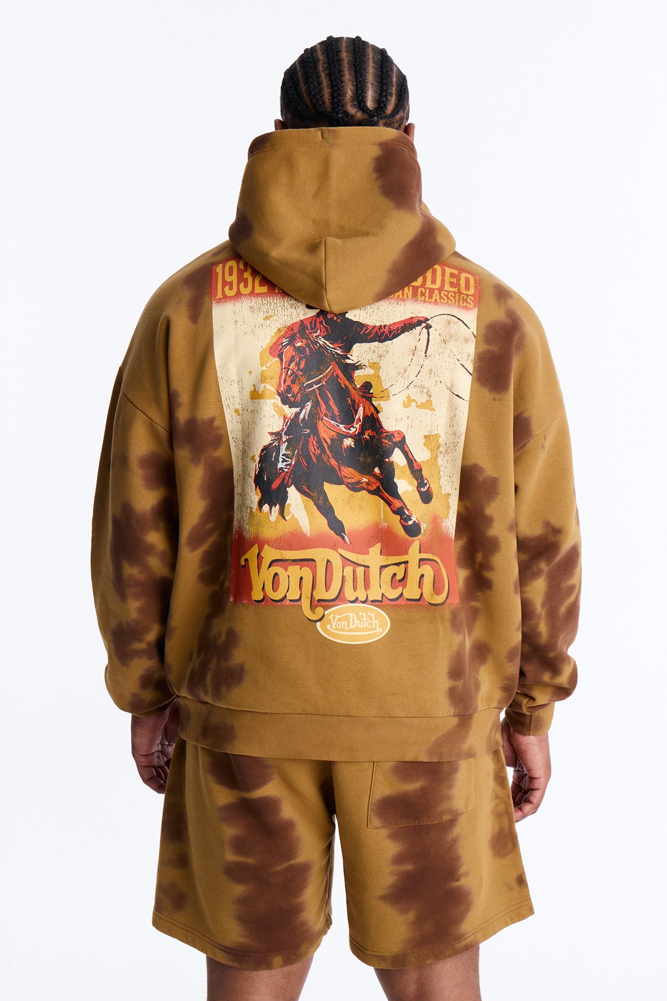 Von Dutch Ranch Most Wanted Hoodie - Brown