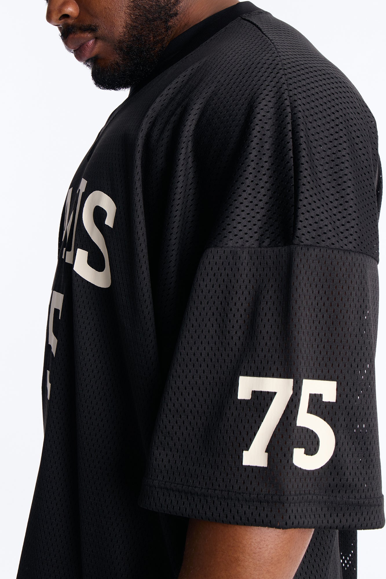 Jersey Fit Paris 75 V-Neck Shirt - Black