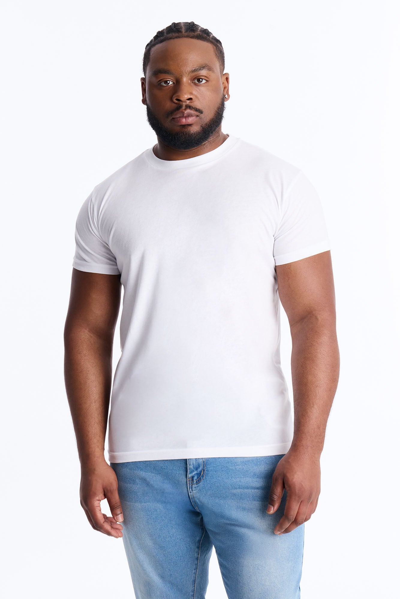 Classic Muscle Fit Tee - White
