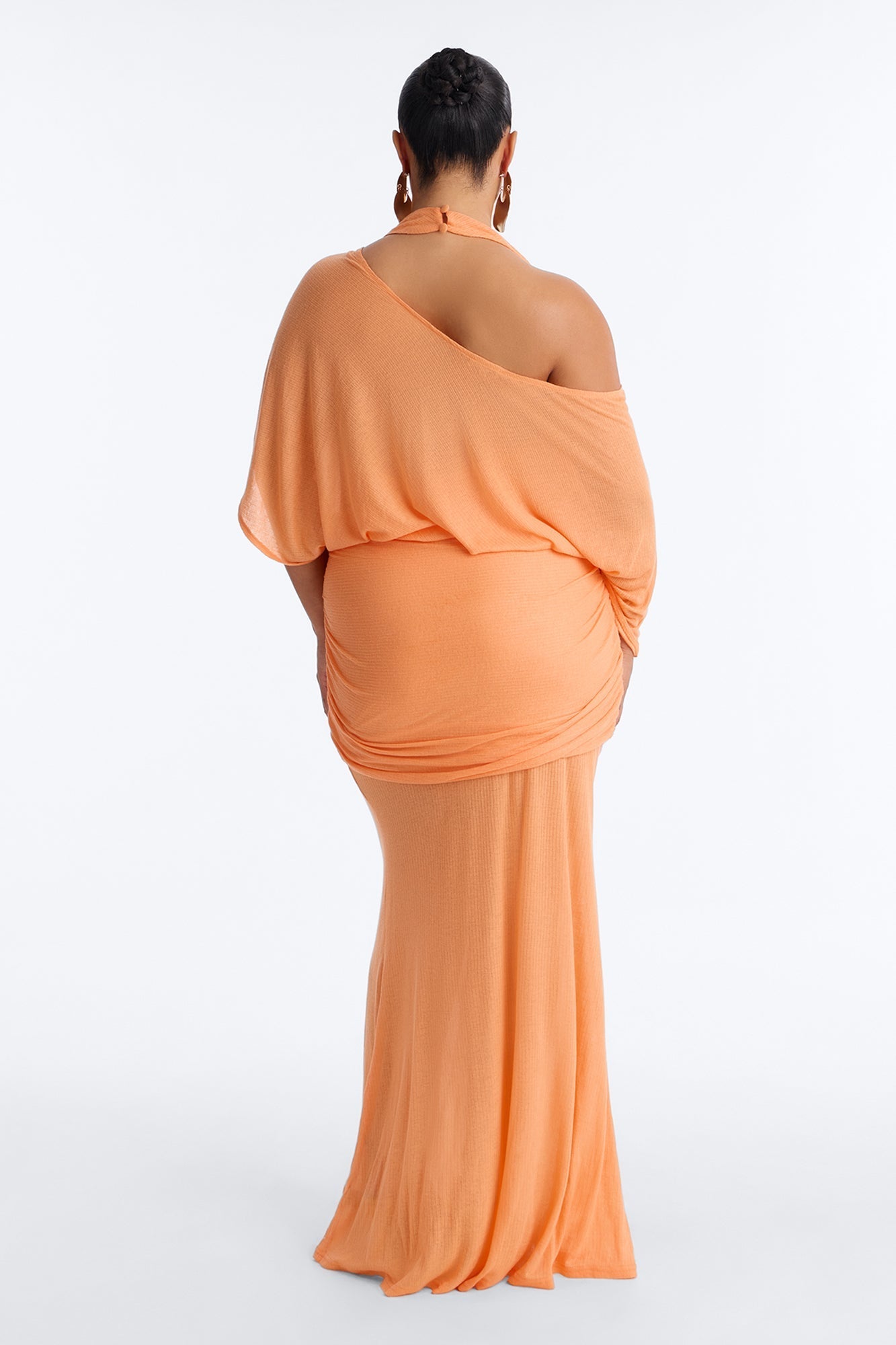 Softly Stunning Maxi Dress - Orange NEWFASHIONEDGE