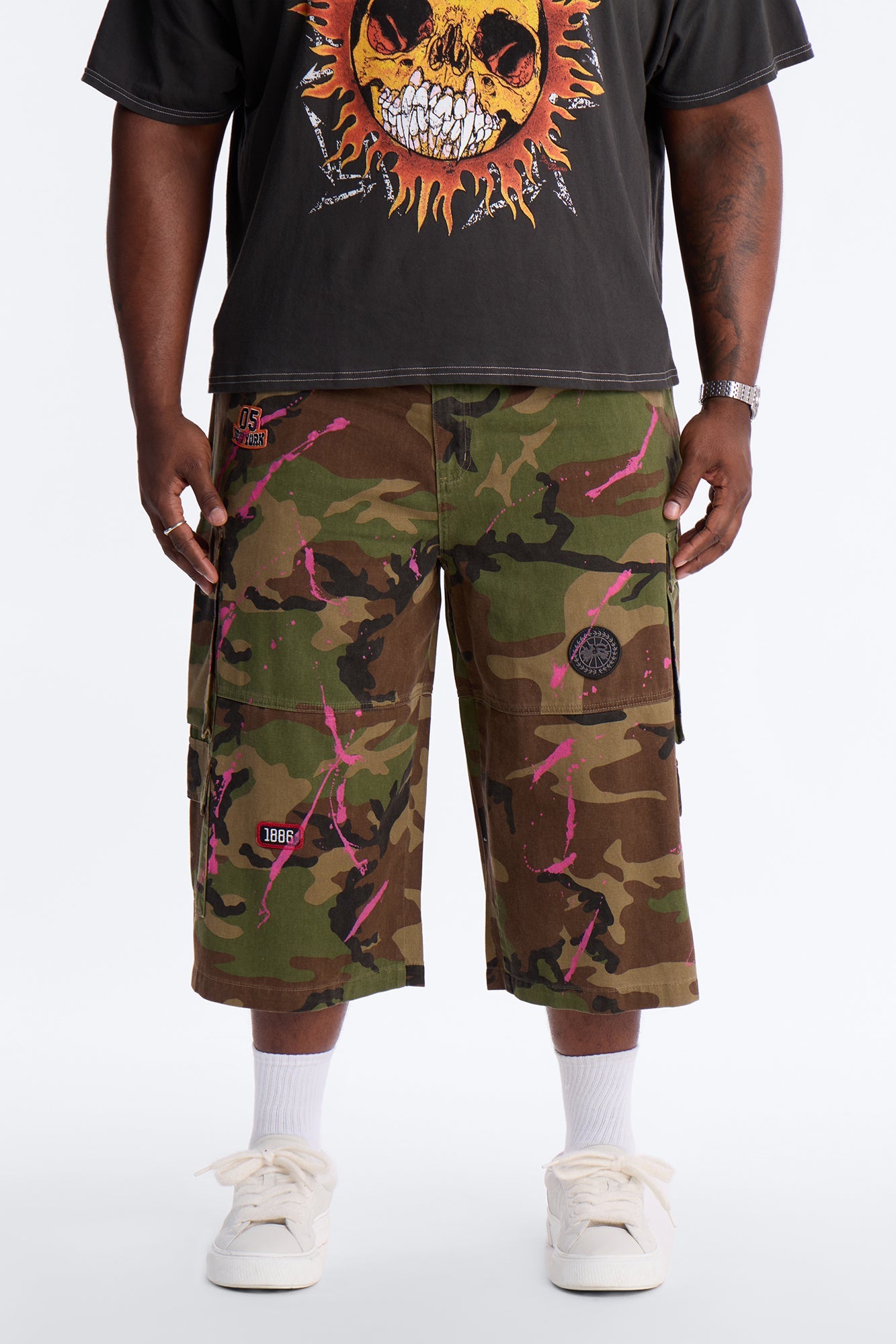 Baggy Art Collide Short - Camouflage