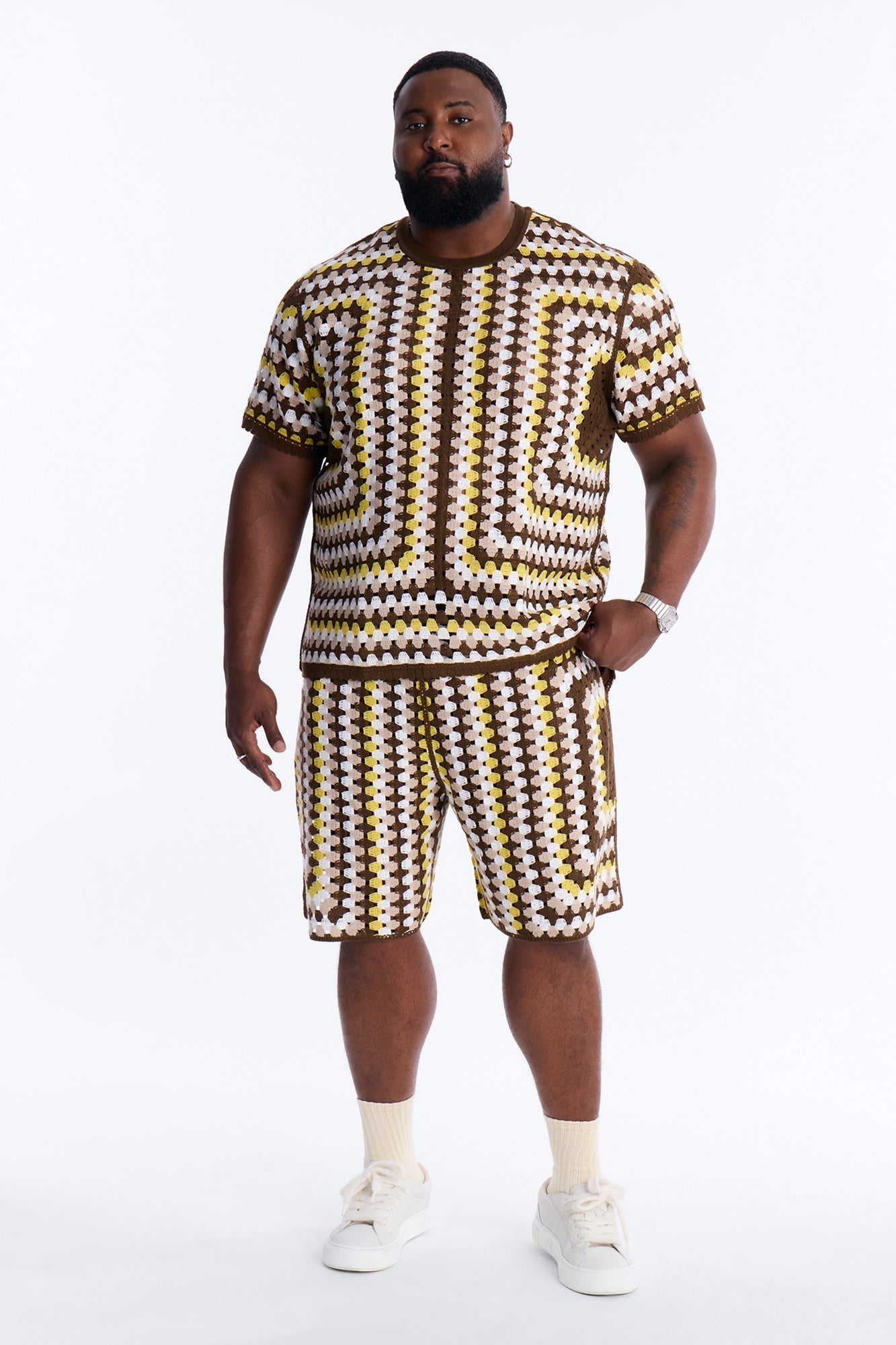Relaxed Menorca Crochet Short - Multi Color