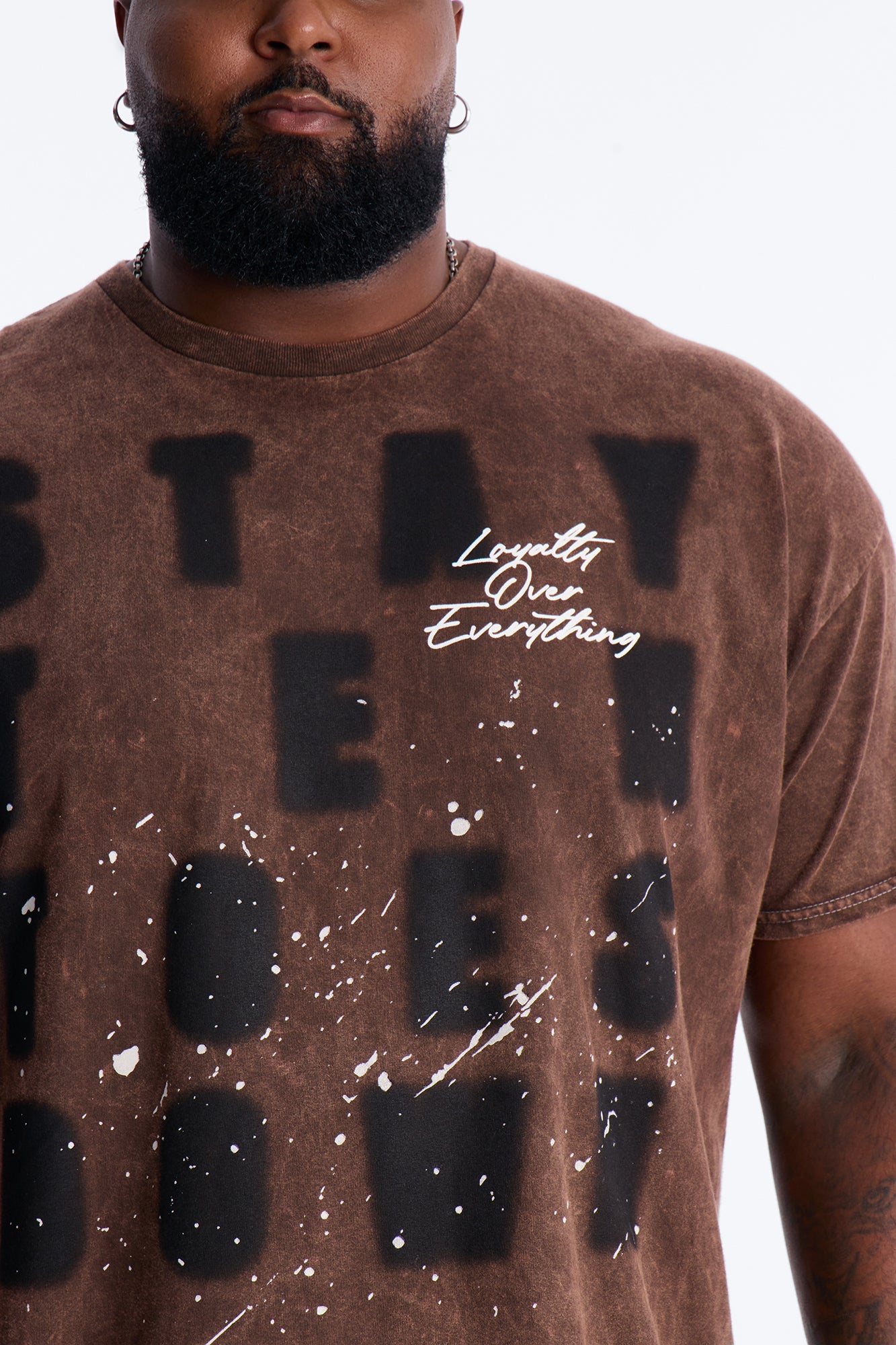 Stay Ten Toes Down Short Sleeve Tee - Chocolate