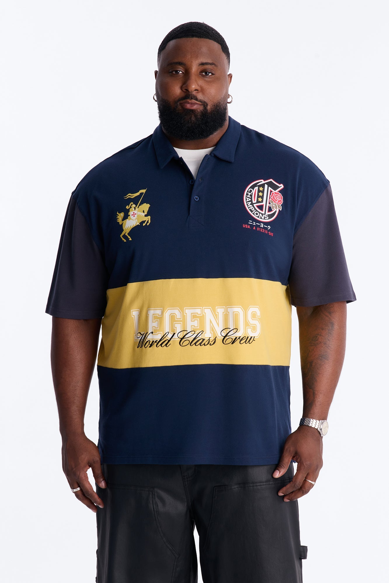 Legends World Class Polo Shirt - Navy